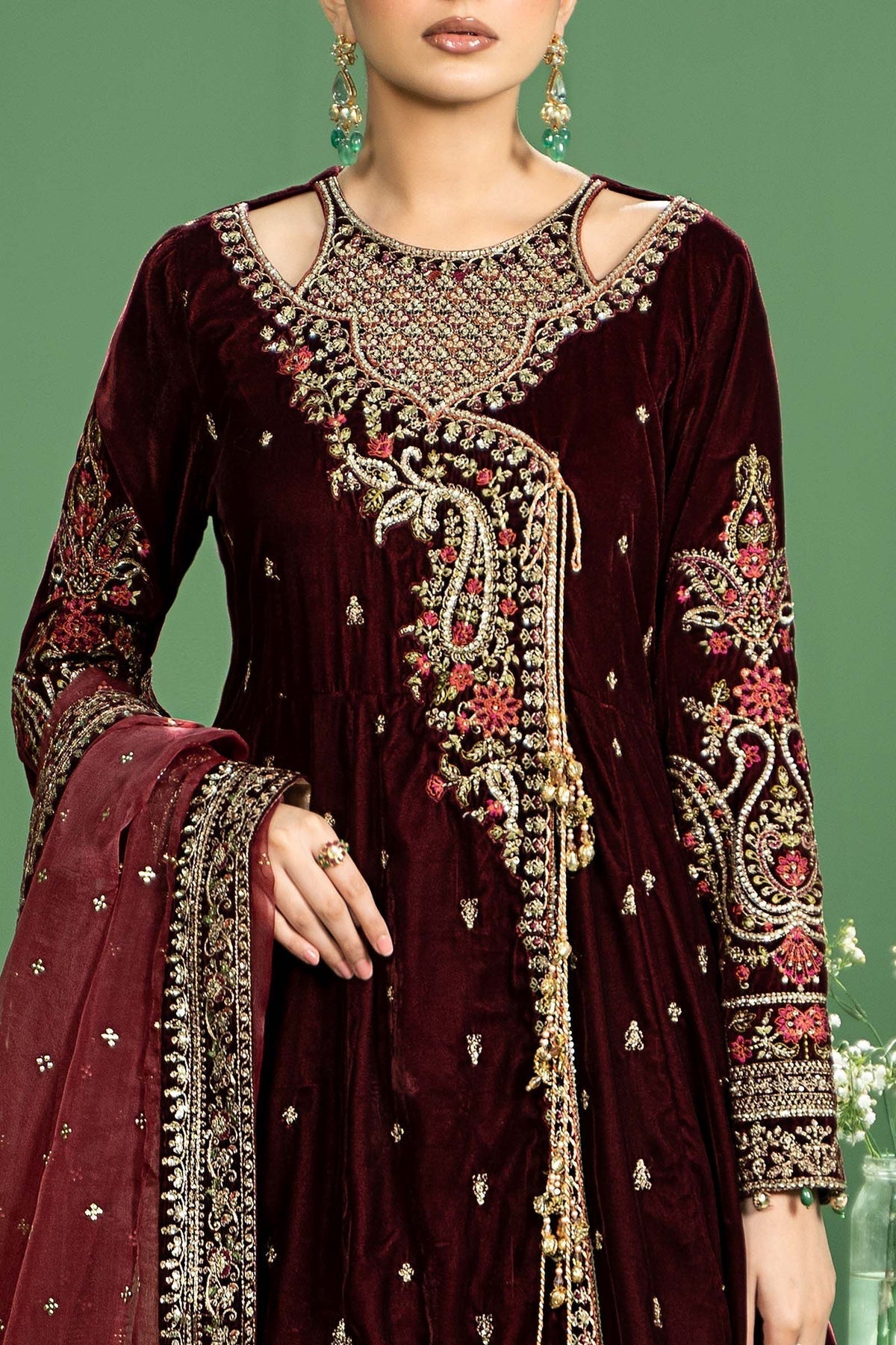 Maria b | Formal Wears | SF-W24-02 - by - Libasekhas UK - Registered Vendor of : Maria B - 100% Original Designer Dresss