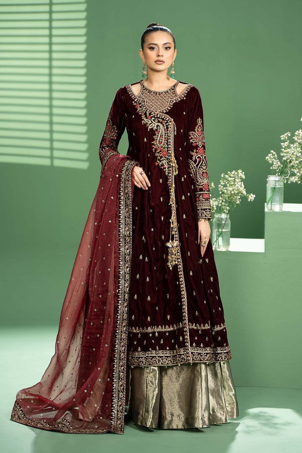 Maria b | Formal Wears | SF-W24-02 - by - Libasekhas UK - Registered Vendor of : Maria B - 100% Original Designer Dresss