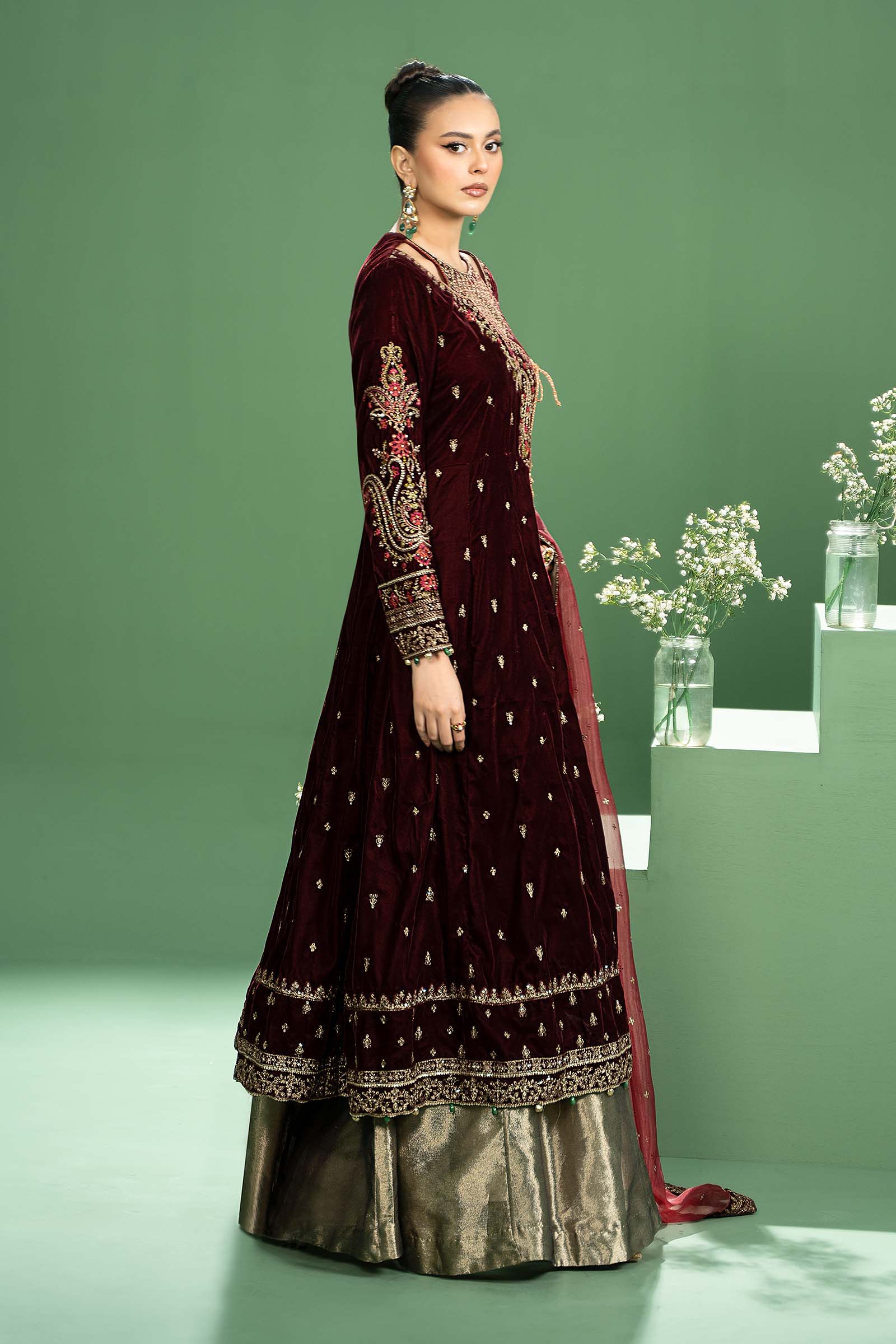 Maira B | Ready to Wear | SF-W24-02 - by - Libasekhas UK - Registered Vendor of : Maria B - 100% Original Designer Dresss