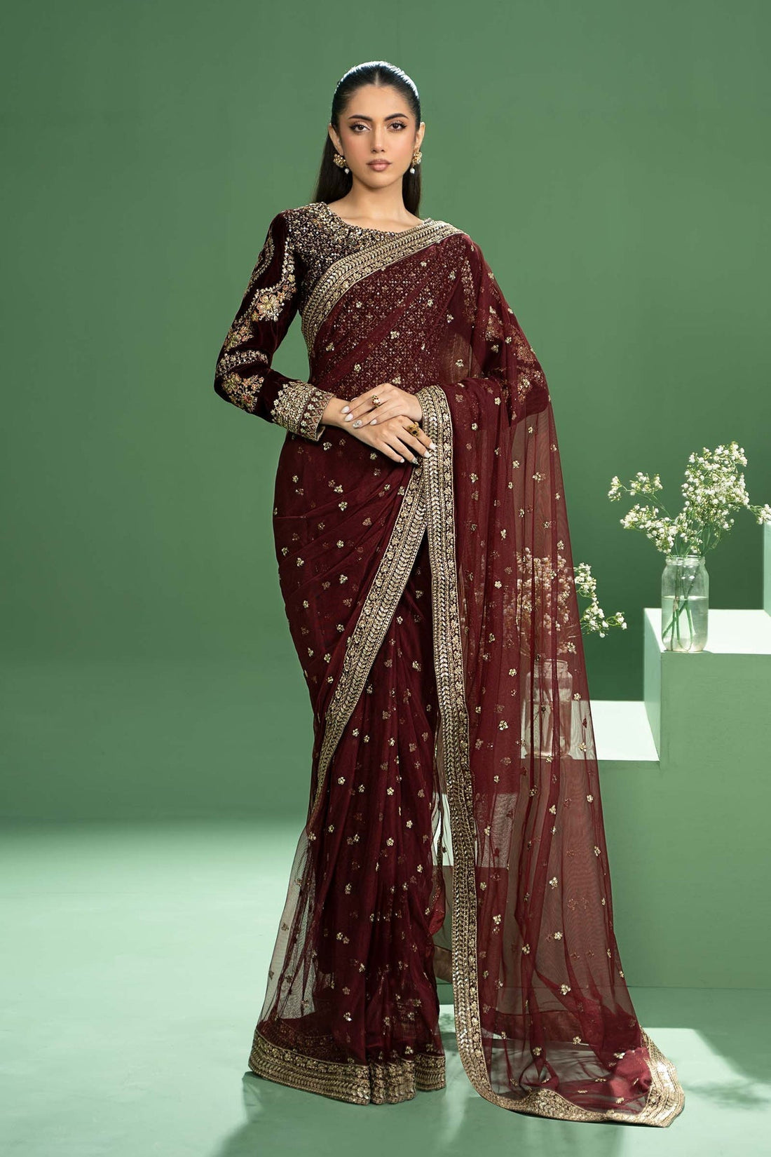Maria b | Formal Wears | SF-W24-11 - by - Libasekhas UK - Registered Vendor of : Maria B - 100% Original Designer Dresss