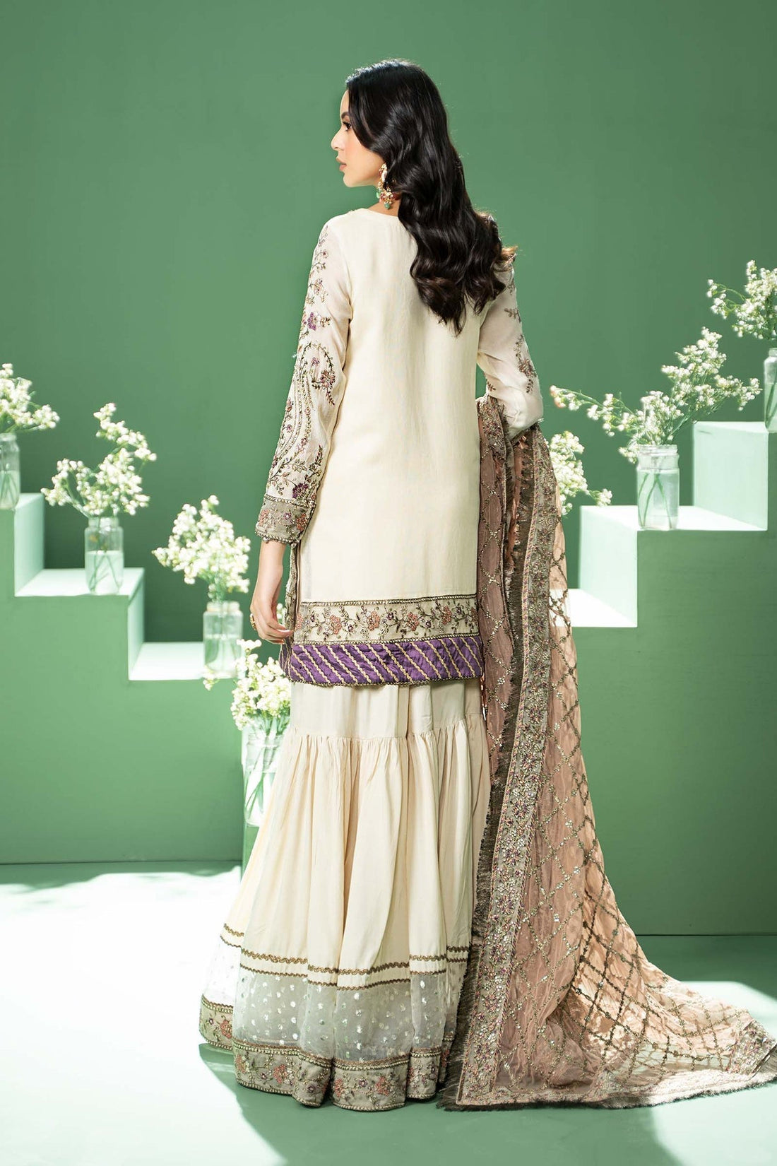 Maria B | Formal Wears | SF-W24-45 - by - Libasekhas UK - Registered Vendor of : Maria B - 100% Original Designer Dresss