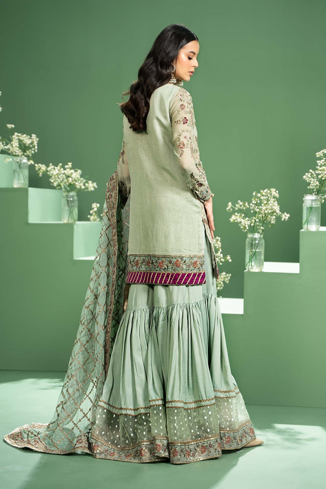 Maria b | Formal Wears | SF-W24-45 - by - Libasekhas UK - Registered Vendor of : Maria B - 100% Original Designer Dresss