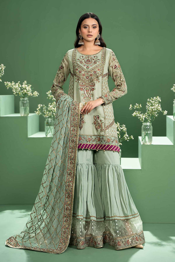 Maira B | Ready to Wear | SF-W24-45 - by - Libasekhas UK - Registered Vendor of : Maria B - 100% Original Designer Dresss