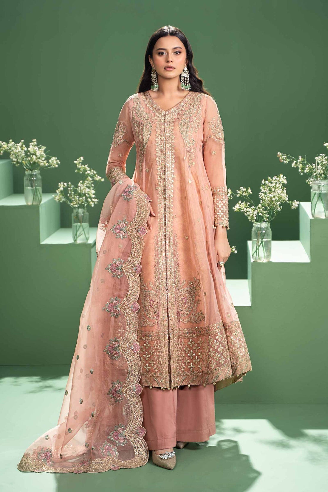 Maria b | Formal Wears | SF-W24-01 - by - Libasekhas UK - Registered Vendor of : Maria B - 100% Original Designer Dresss