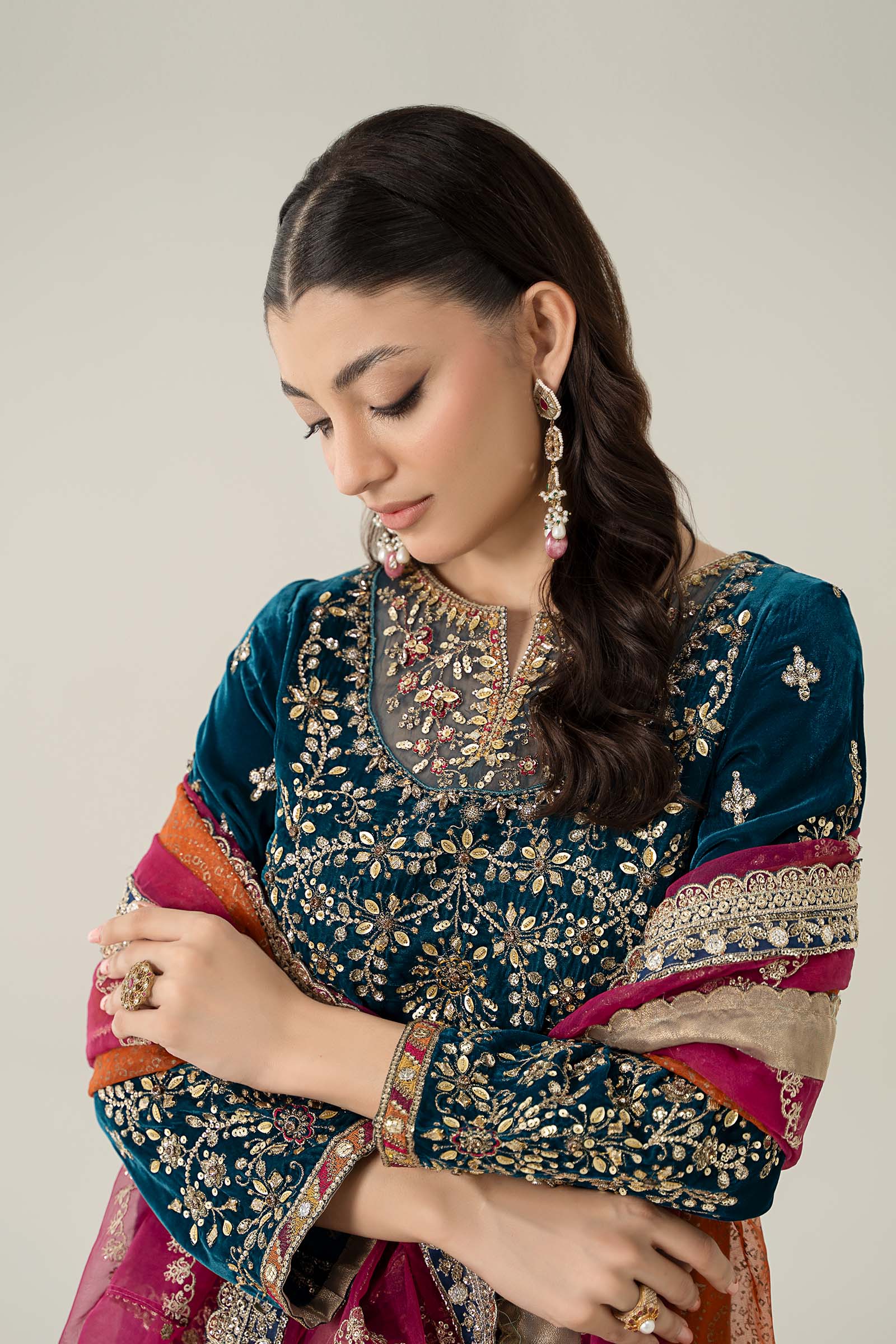 Maira B | Ready to Wear | SF-W24-05 - by - Libasekhas UK - Registered Vendor of : Maria B - 100% Original Designer Dresss