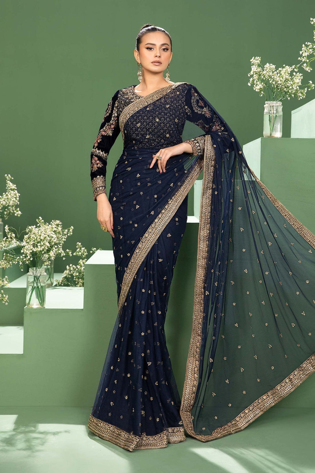 Maria B | Formal Wears | SF-W24-11 - by - Libasekhas UK - Registered Vendor of : Maria B - 100% Original Designer Dresss