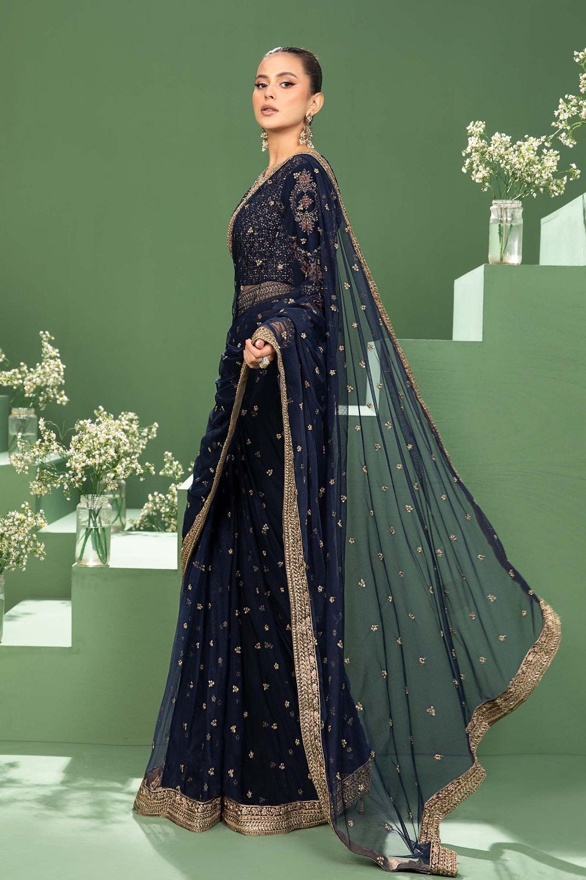 Maria B | Formal Wears | SF-W24-11 - by - Libasekhas UK - Registered Vendor of : Maria B - 100% Original Designer Dresss