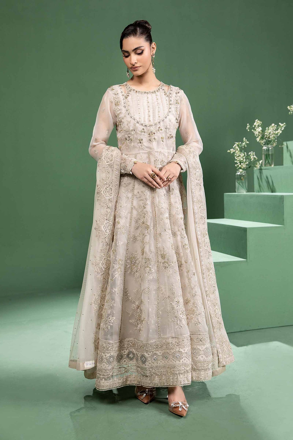 Maria b | Formal Wears | SF-W24-16 - by - Libasekhas UK - Registered Vendor of : Maria B - 100% Original Designer Dresss