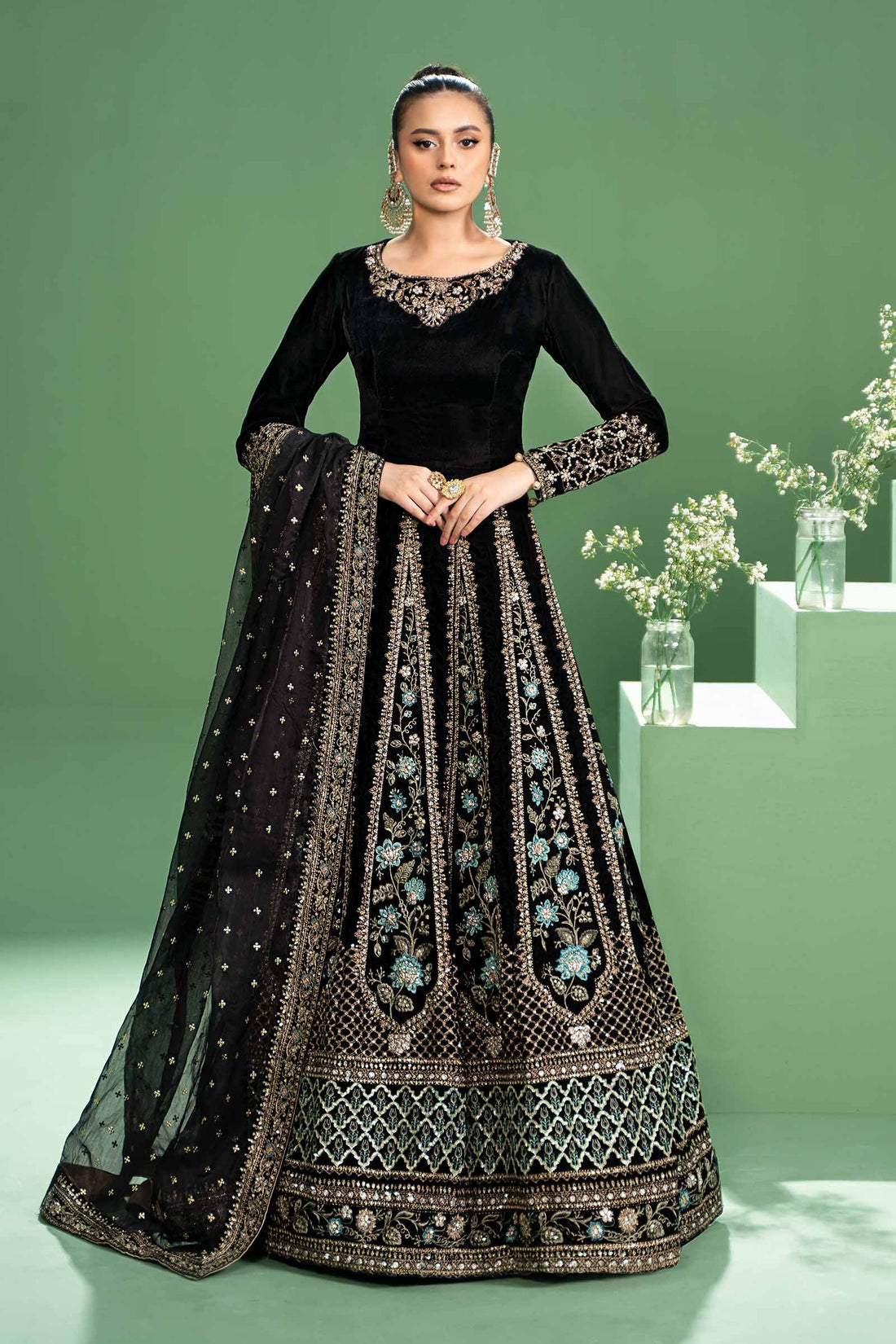 Maira B | Ready to Wear | SF-W24-17 - by - Libasekhas UK - Registered Vendor of : Maria B - 100% Original Designer Dresss