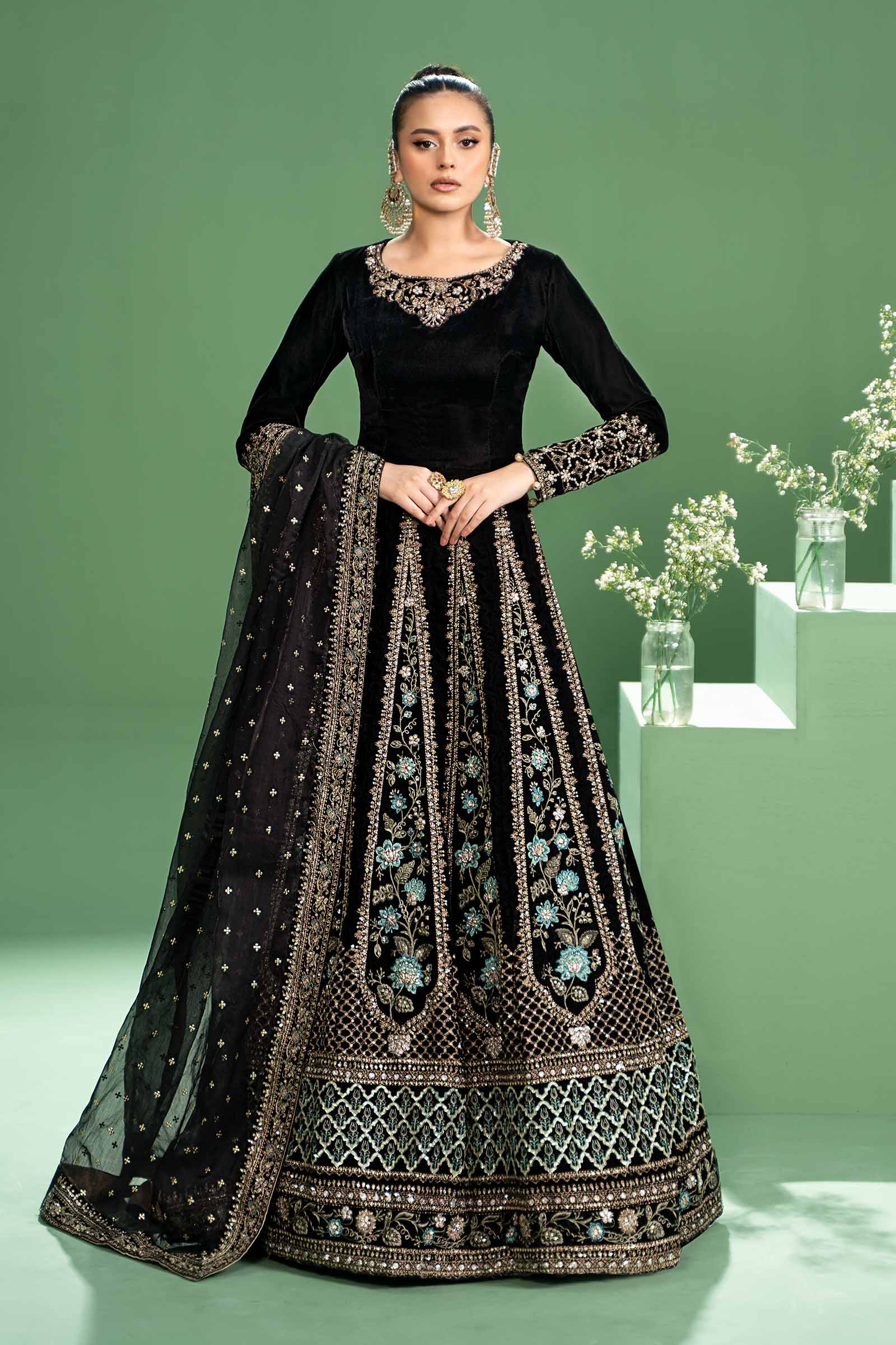Maira B | Ready to Wear | SF-W24-17 - by - Libasekhas UK - Registered Vendor of : Maria B - 100% Original Designer Dresss