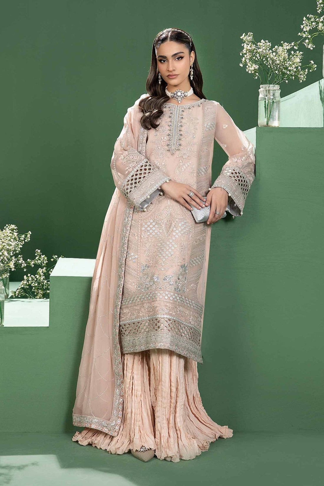 Maria b | Formal Wears | SF-W24-18 - by - Libasekhas UK - Registered Vendor of : Maria B - 100% Original Designer Dresss