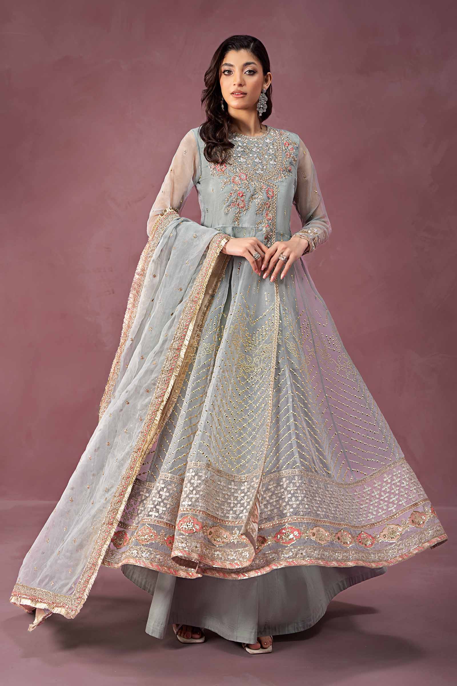 Maira B | Ready to Wear | SF-W24-19 - by - Libasekhas UK - Registered Vendor of : Maria B - 100% Original Designer Dresss