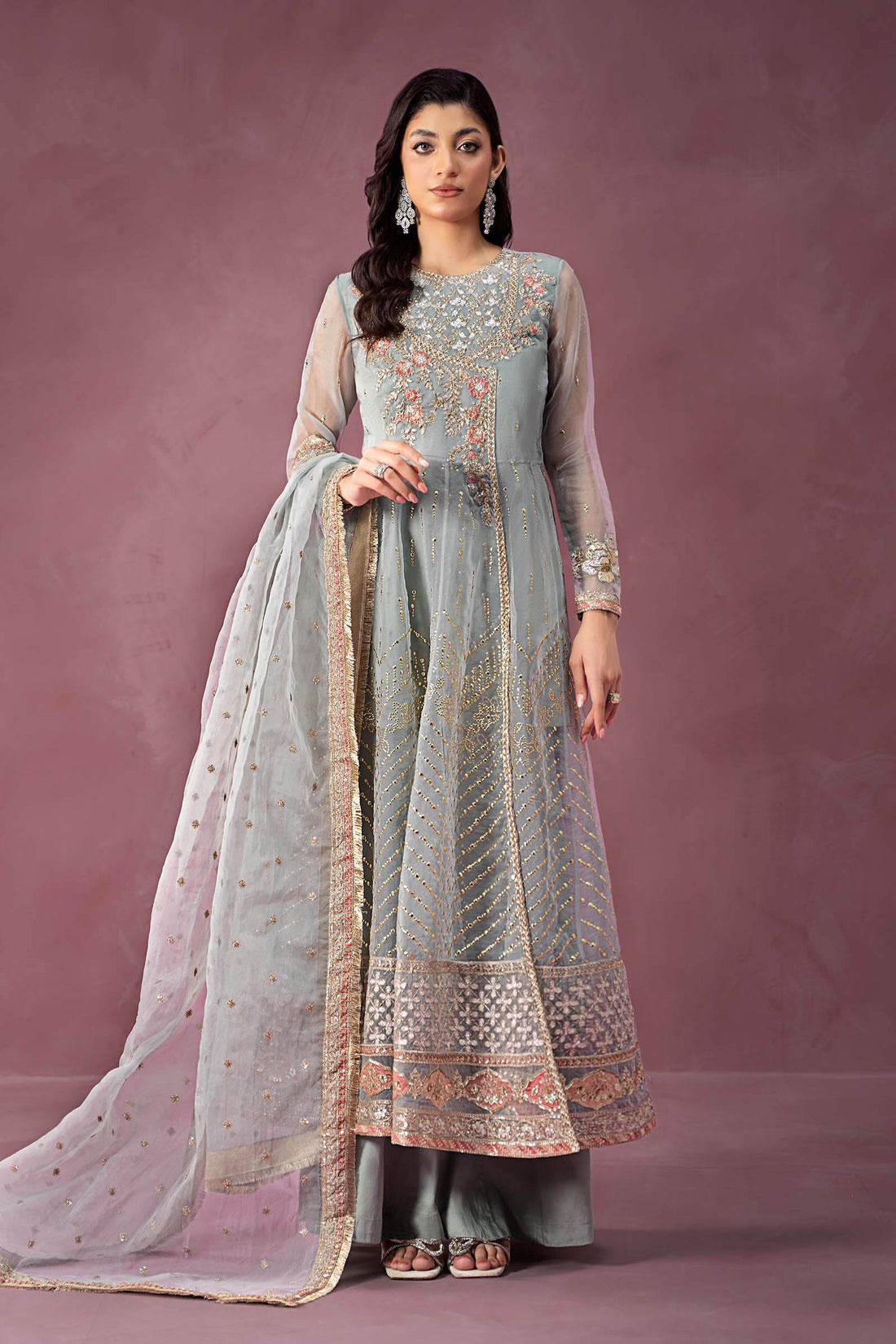 Maira B | Ready to Wear | SF-W24-19 - by - Libasekhas UK - Registered Vendor of : Maria B - 100% Original Designer Dresss