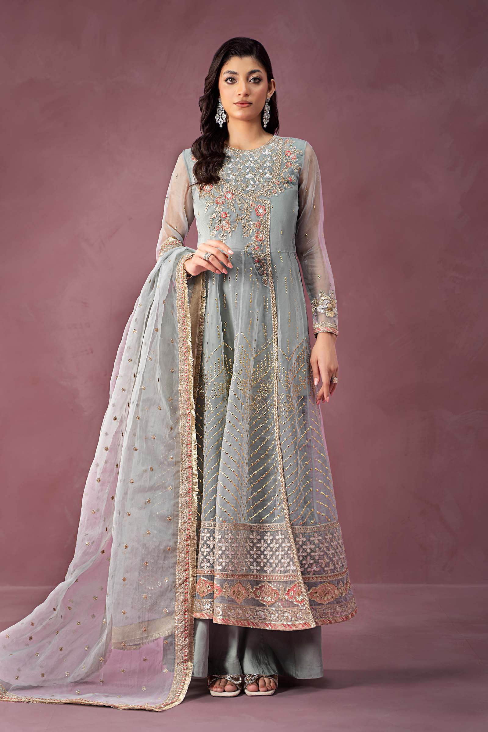 Maira B | Ready to Wear | SF-W24-19 - by - Libasekhas UK - Registered Vendor of : Maria B - 100% Original Designer Dresss