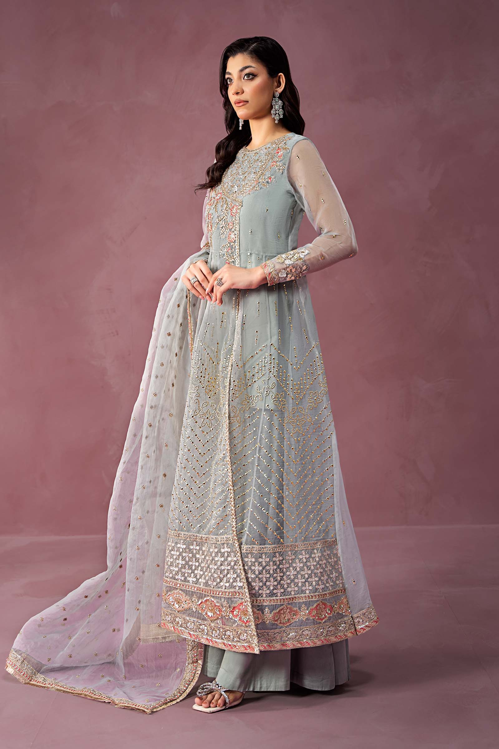 Maira B | Ready to Wear | SF-W24-19 - by - Libasekhas UK - Registered Vendor of : Maria B - 100% Original Designer Dresss