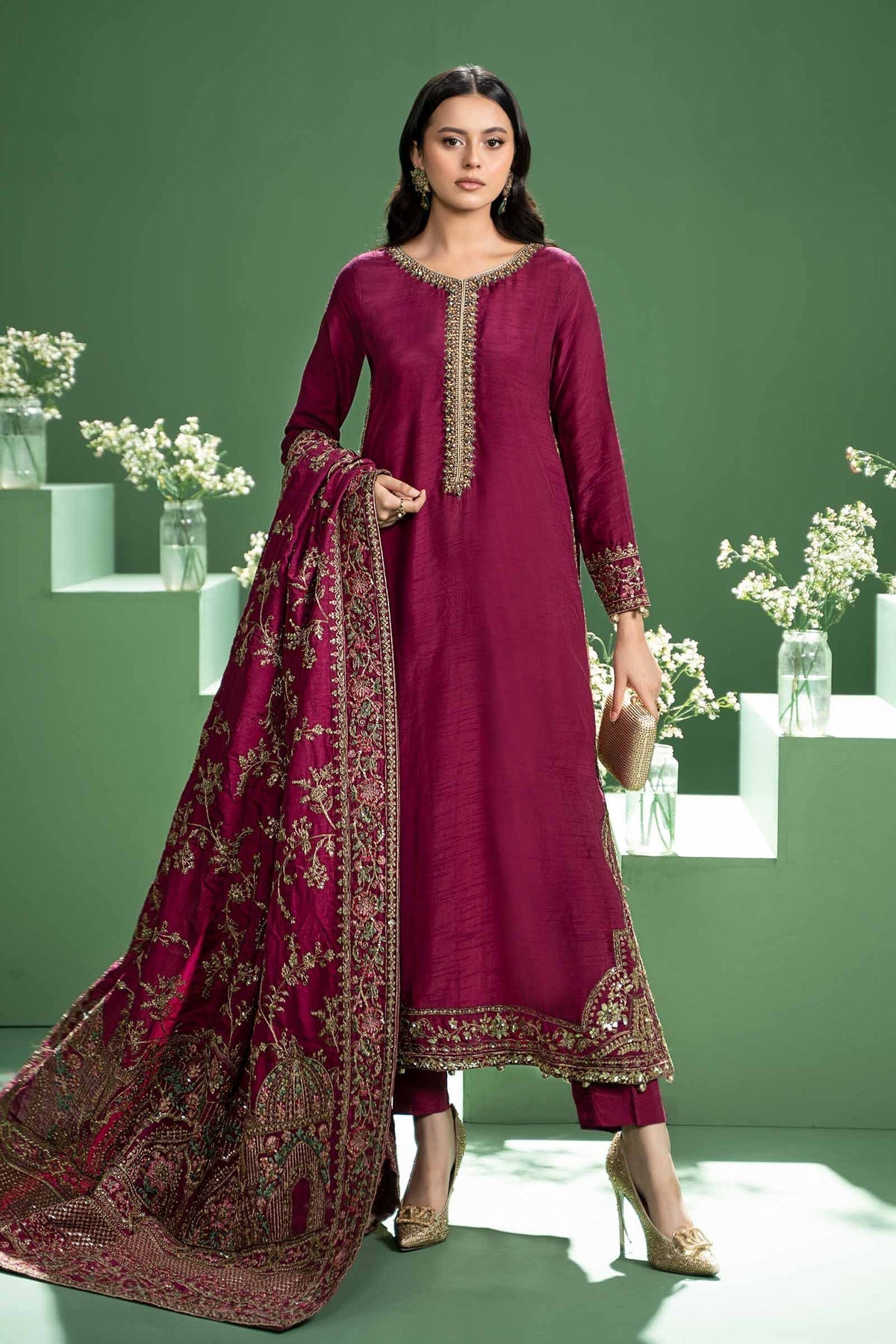 Maria b | Formal Wears | SF-W24-20 - by - Libasekhas UK - Registered Vendor of : Maria B - 100% Original Designer Dresss