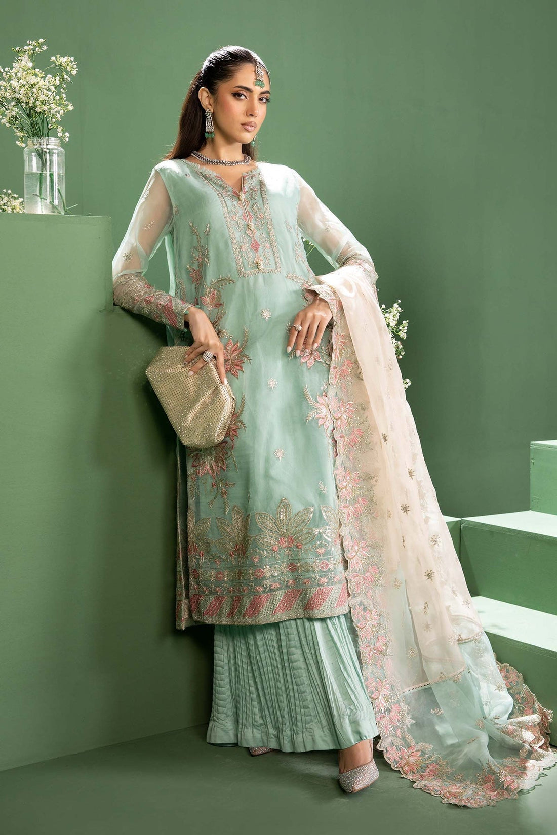 Maria B | Formal Wears | SF-W24-27 - by - Libasekhas UK - Registered Vendor of : Maria B - 100% Original Designer Dresss