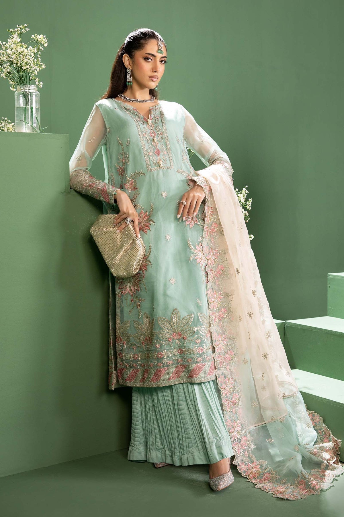 Maria B | Formal Wears | SF-W24-27 - by - Libasekhas UK - Registered Vendor of : Maria B - 100% Original Designer Dresss