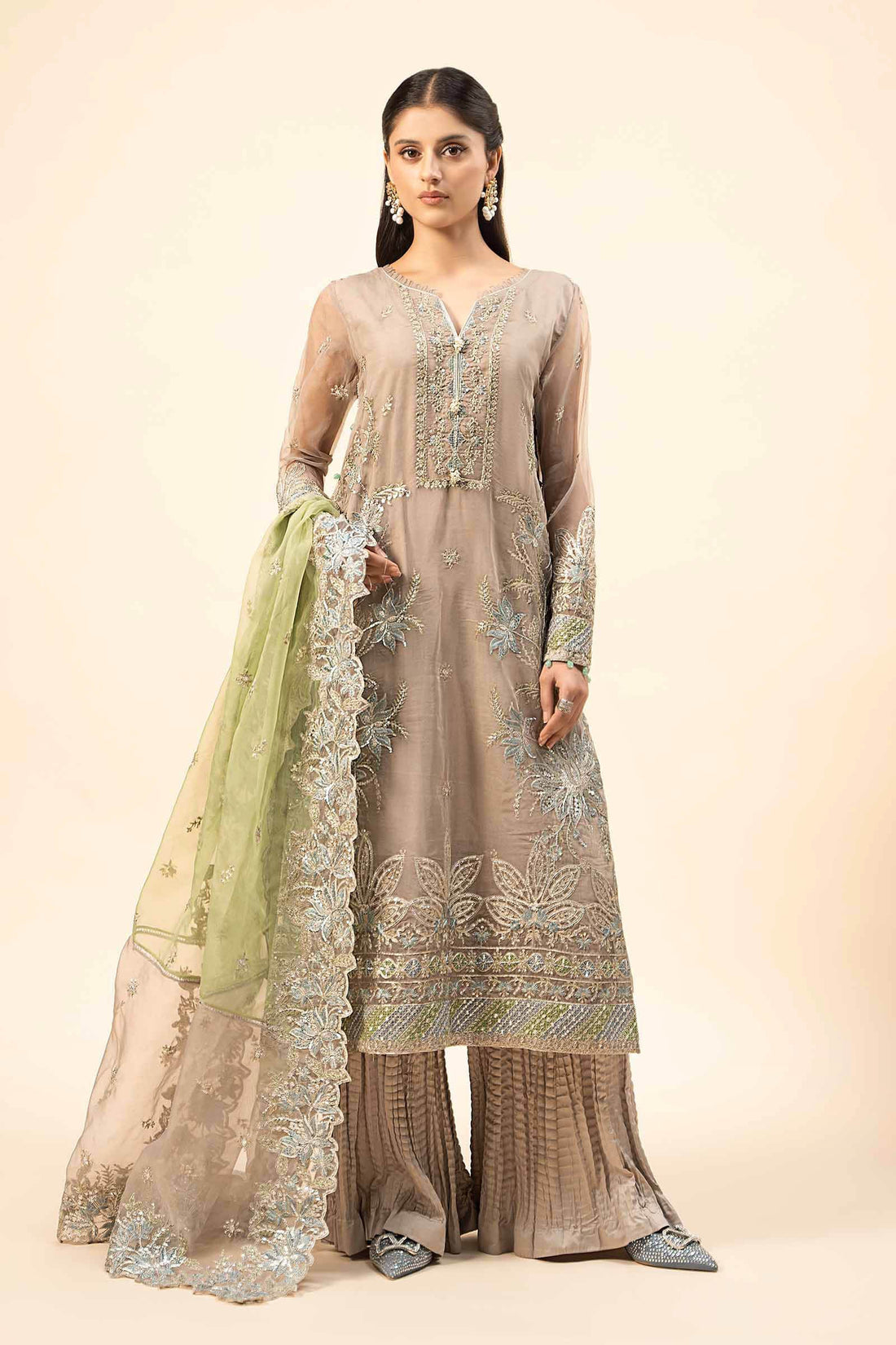 Maira B | Ready to Wear | SF-W24-27 - by - Libasekhas UK - Registered Vendor of : Maria B - 100% Original Designer Dresss