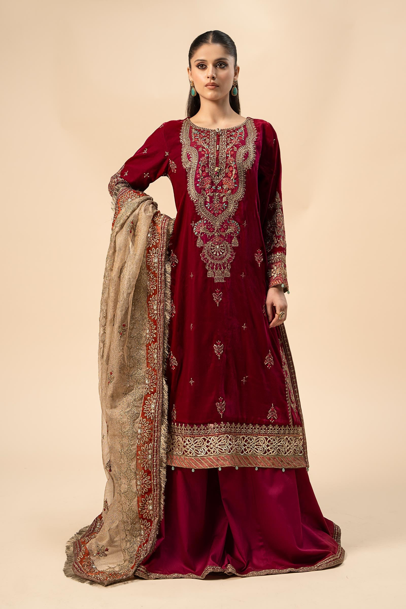 Maira B | Ready to Wear | SF-W24-29 - by - Libasekhas UK - Registered Vendor of : Maria B - 100% Original Designer Dresss