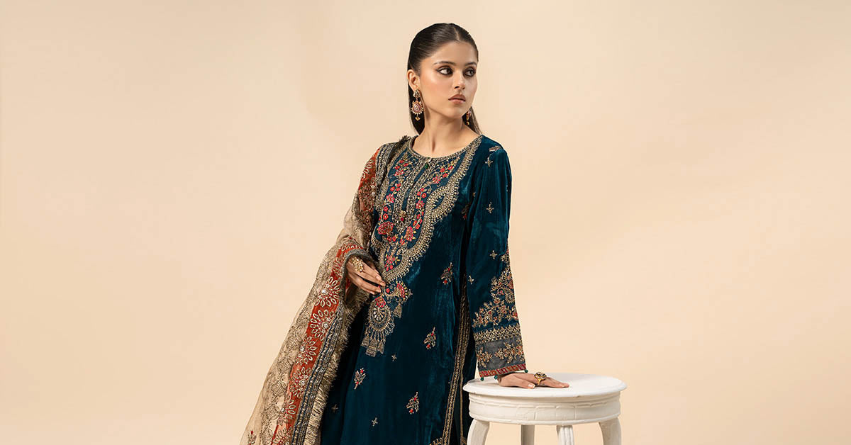 Maira B | Ready to Wear | SF-W24-29 - by - Libasekhas UK - Registered Vendor of : Maria B - 100% Original Designer Dresss
