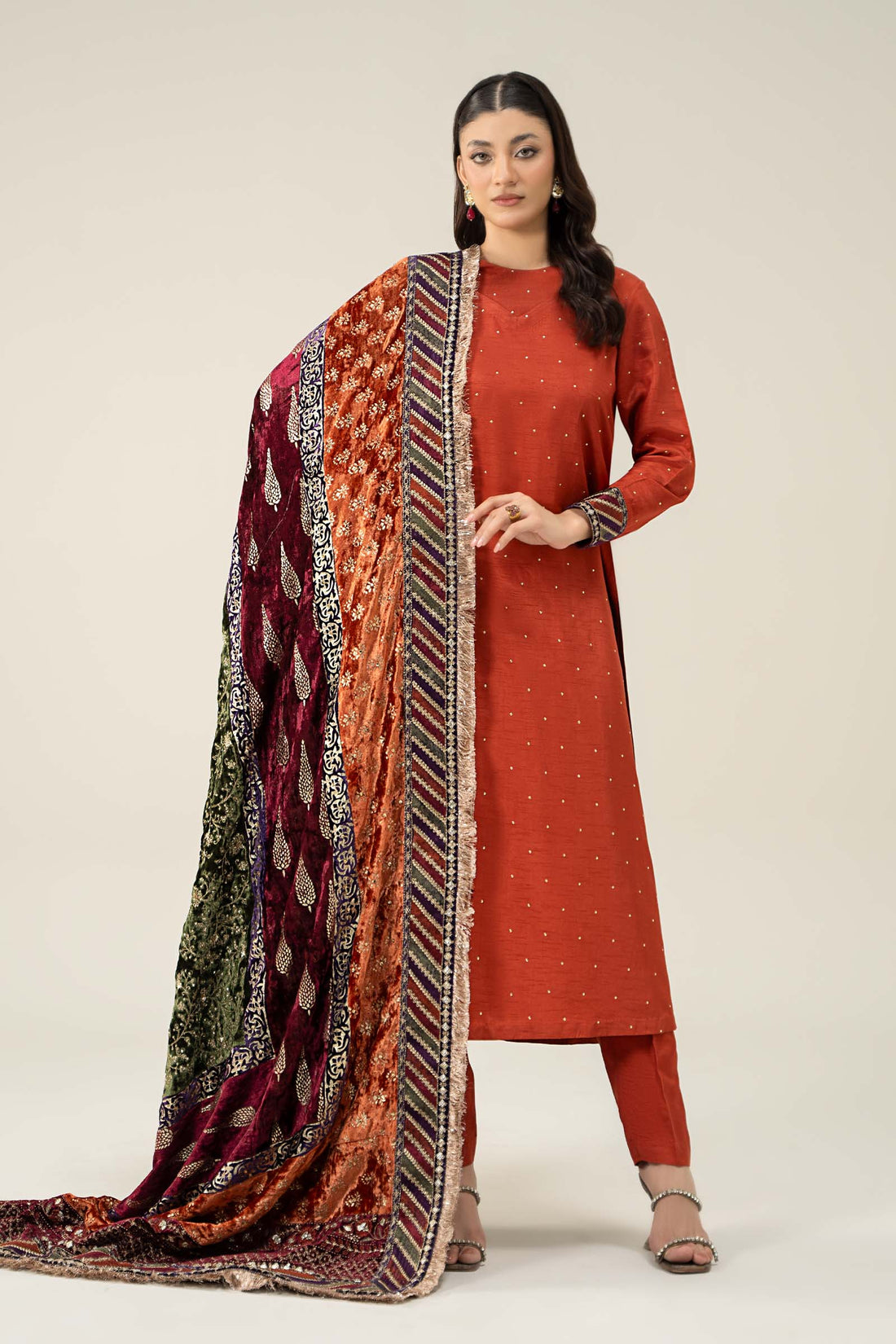 Maira B | Ready to Wear | SF-W24-30 - by - Libasekhas UK - Registered Vendor of : Maria B - 100% Original Designer Dresss