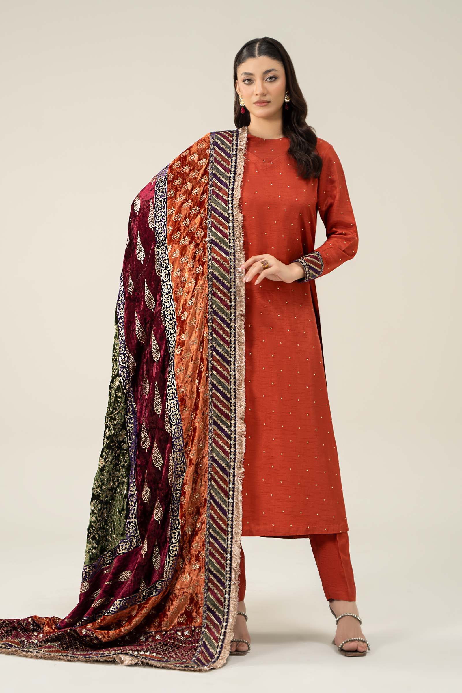 Maira B | Ready to Wear | SF-W24-30 - by - Libasekhas UK - Registered Vendor of : Maria B - 100% Original Designer Dresss