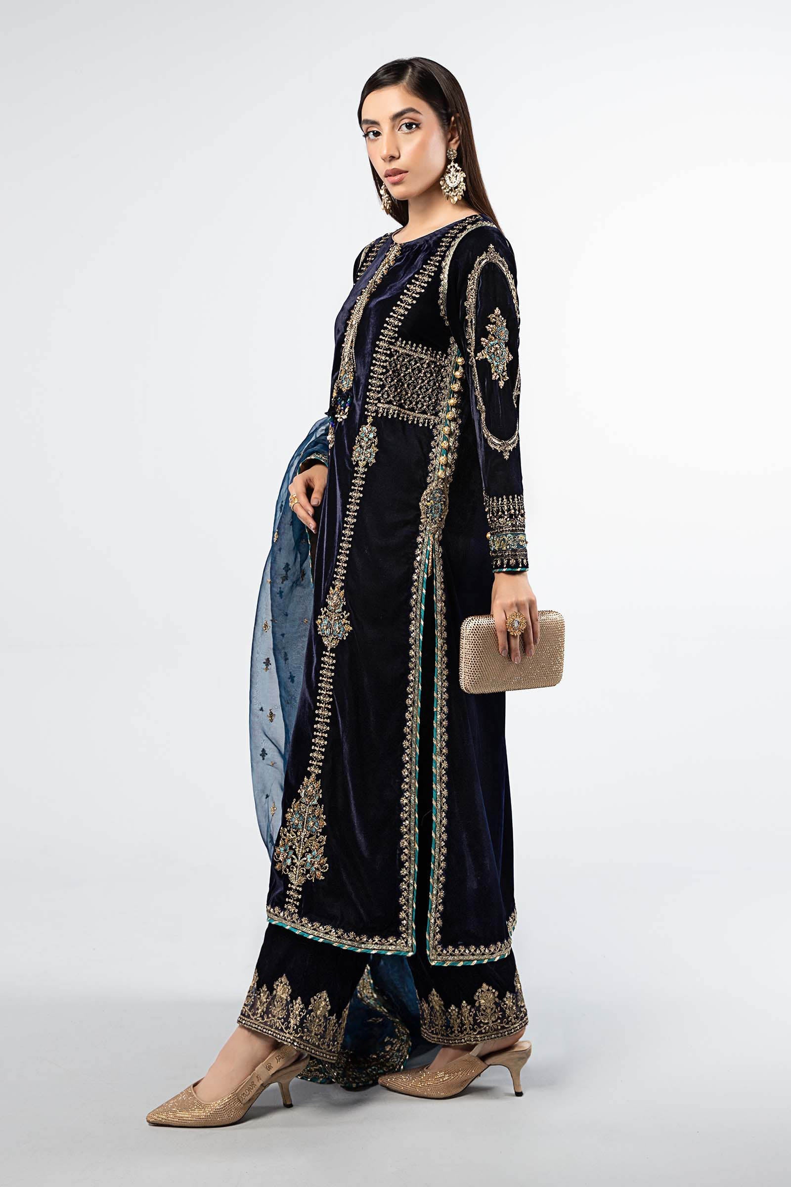 Maira B | Ready to Wear | SF-W24-34 - by - Libasekhas UK - Registered Vendor of : Maria B - 100% Original Designer Dresss