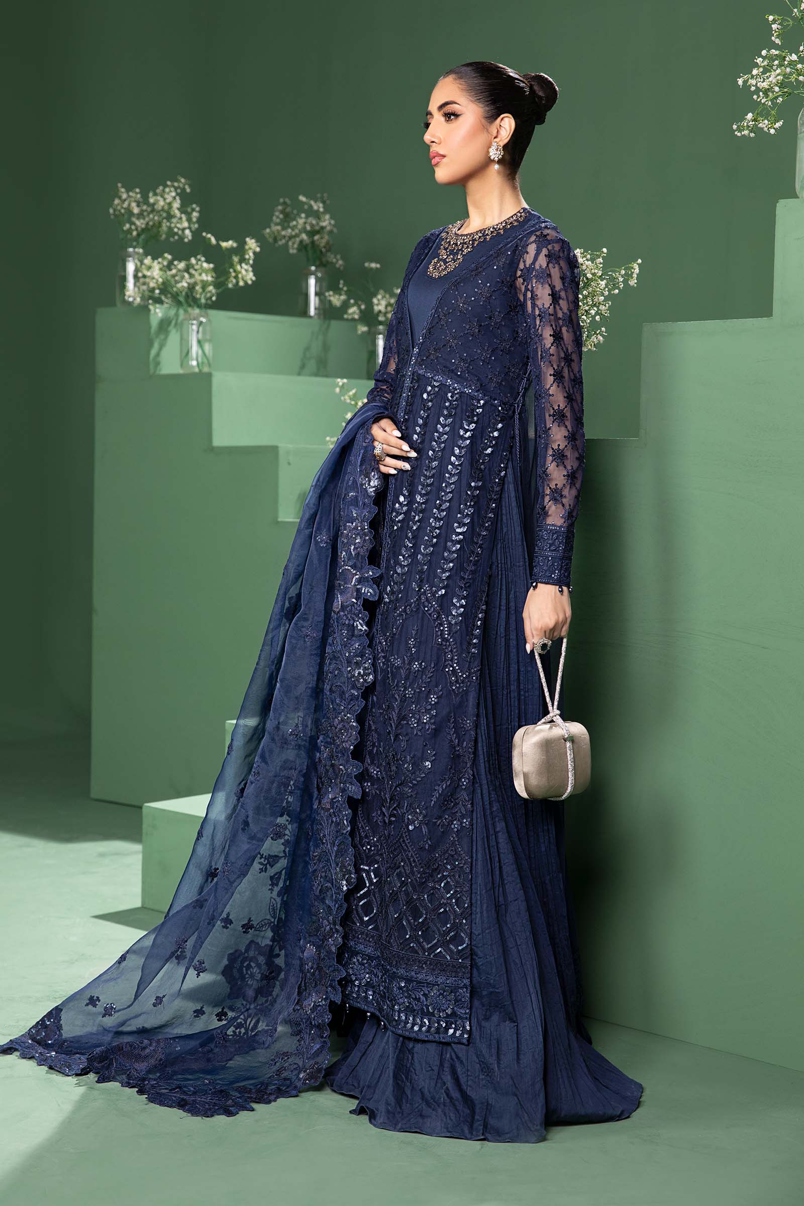 Maira B | Ready to Wear | SF-W24-44 - by - Libasekhas UK - Registered Vendor of : Maria B - 100% Original Designer Dresss