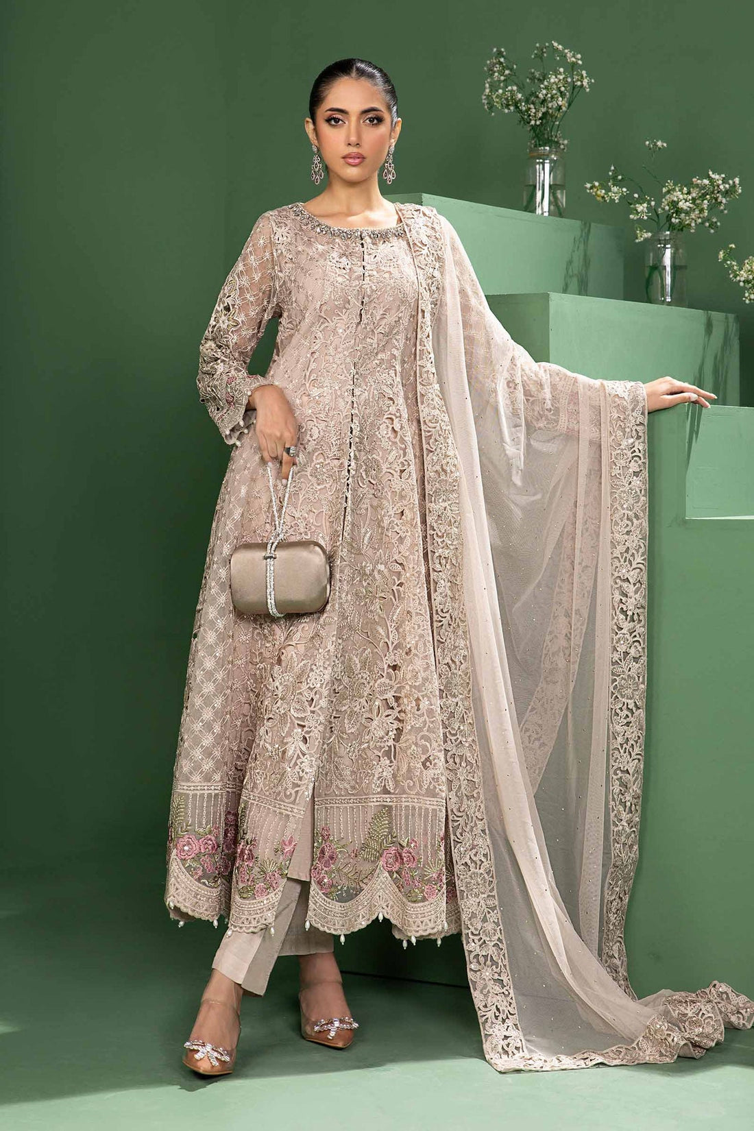 Maria b | Formal Wears | SF-W24-46 - by - Libasekhas UK - Registered Vendor of : Maria B - 100% Original Designer Dresss