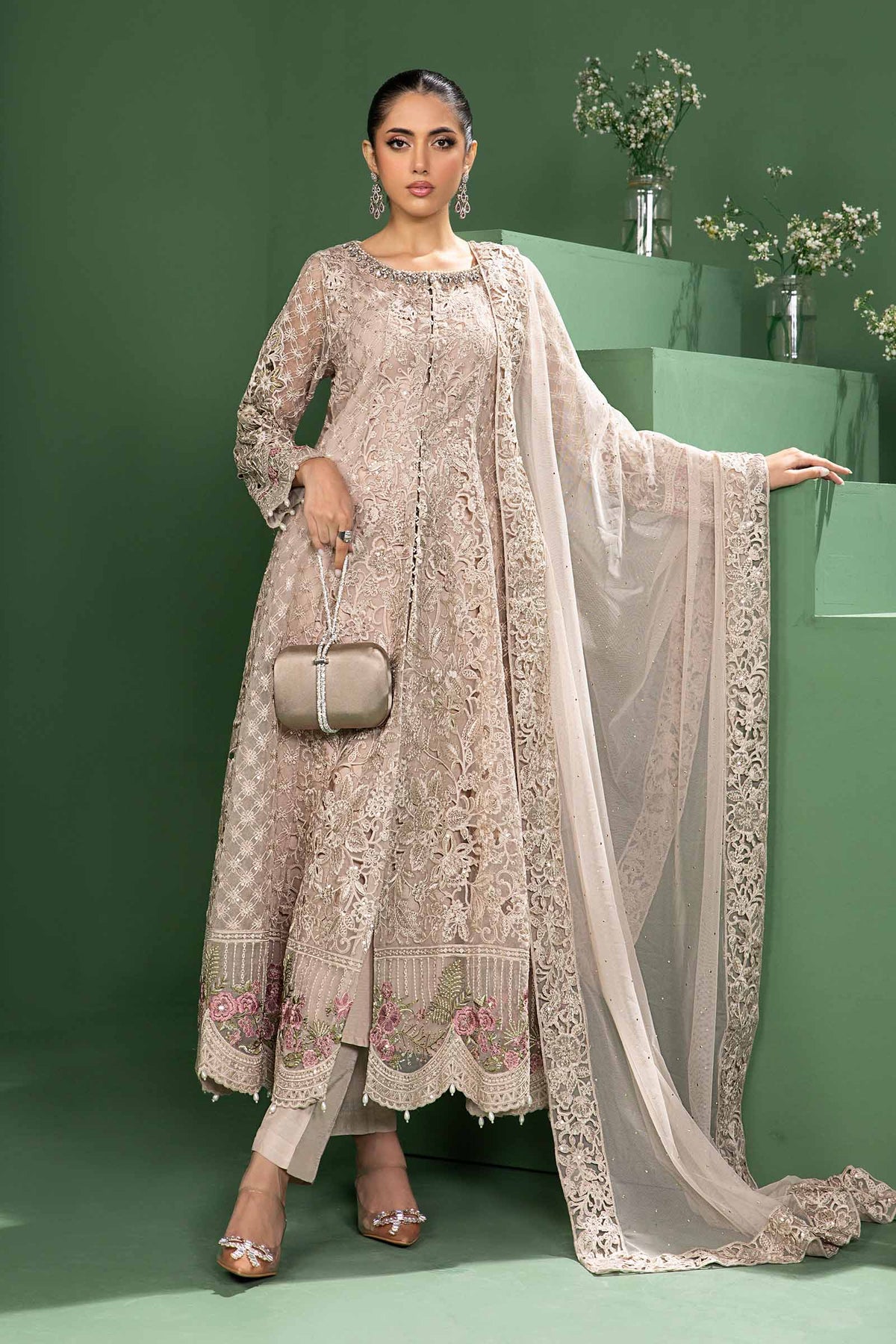 Maria b | Formal Wears | SF-W24-46 - by - Libasekhas UK - Registered Vendor of : Maria B - 100% Original Designer Dresss