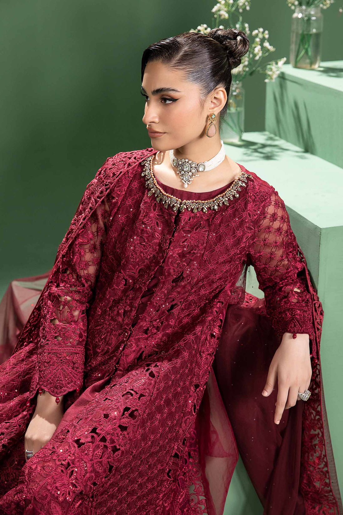 Maira B | Ready to Wear | SF-W24-46 - by - Libasekhas UK - Registered Vendor of : Maria B - 100% Original Designer Dresss