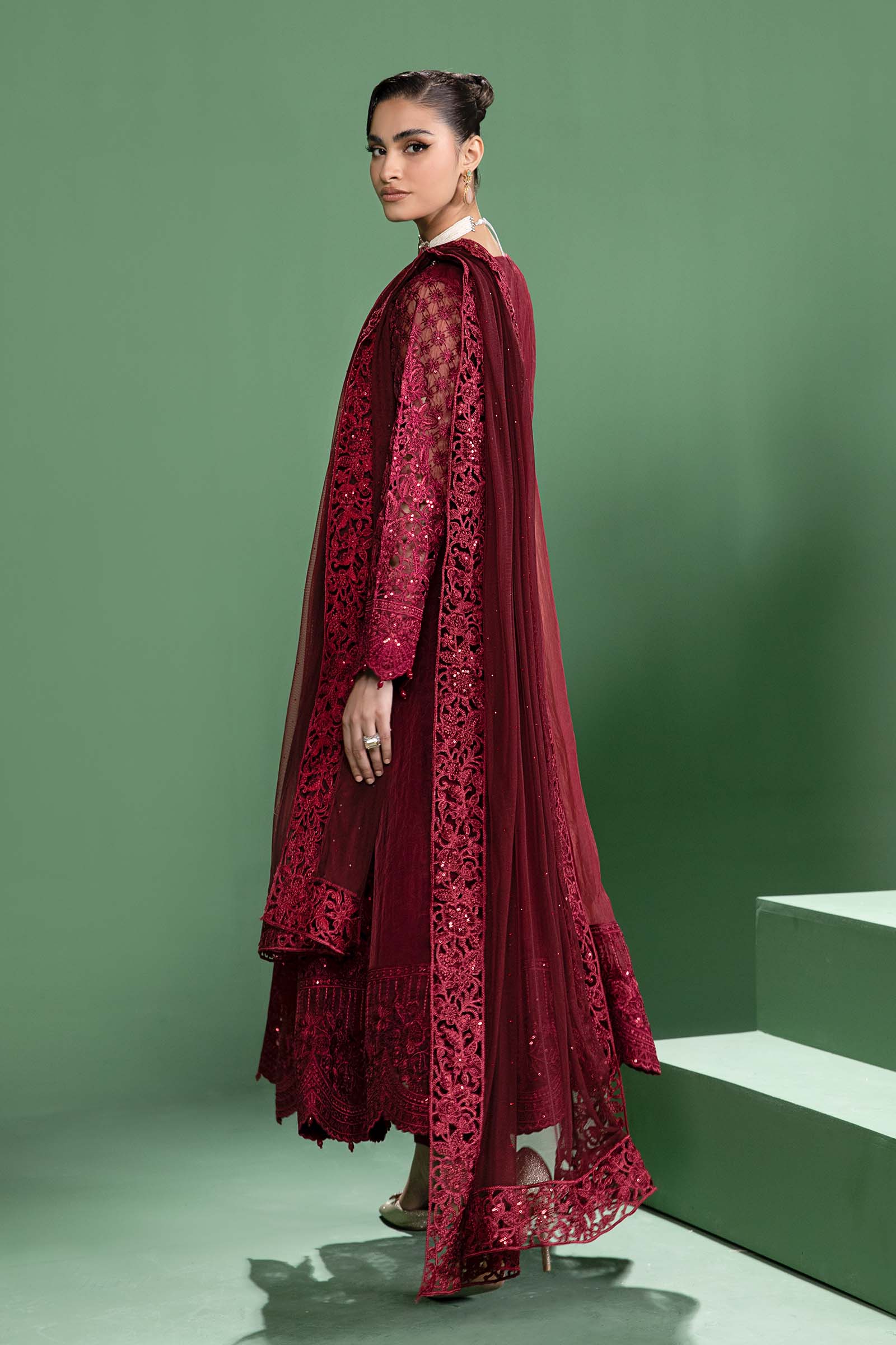 Maira B | Ready to Wear | SF-W24-46 - by - Libasekhas UK - Registered Vendor of : Maria B - 100% Original Designer Dresss
