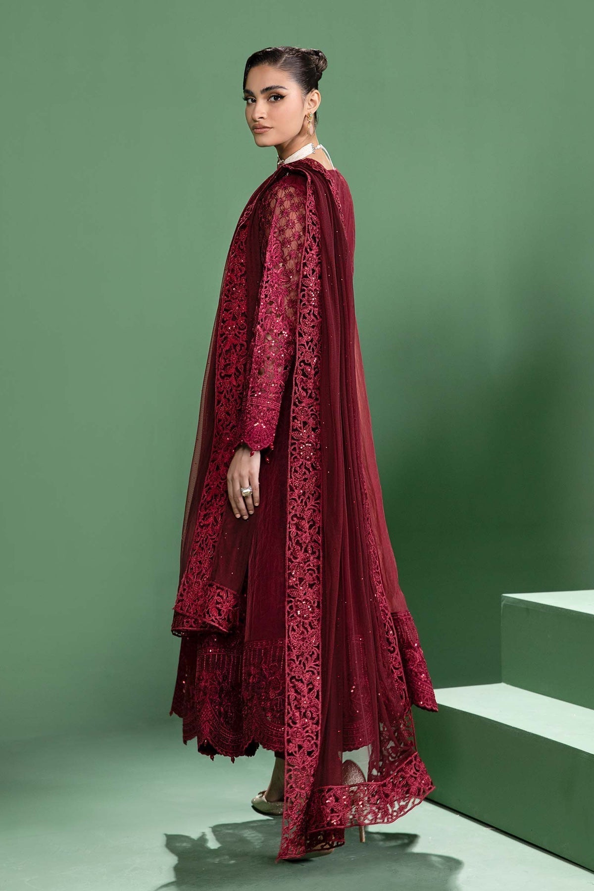 Maria b | Formal Wears | SF-W24-46 - by - Libasekhas UK - Registered Vendor of : Maria B - 100% Original Designer Dresss