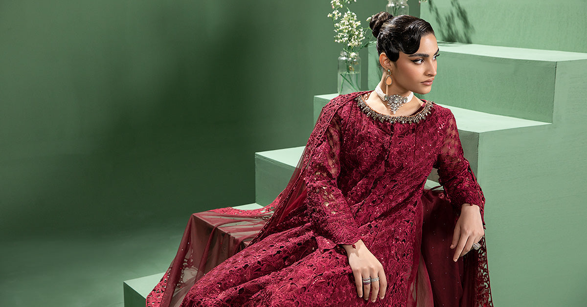 Maria b | Formal Wears | SF-W24-46 - by - Libasekhas UK - Registered Vendor of : Maria B - 100% Original Designer Dresss