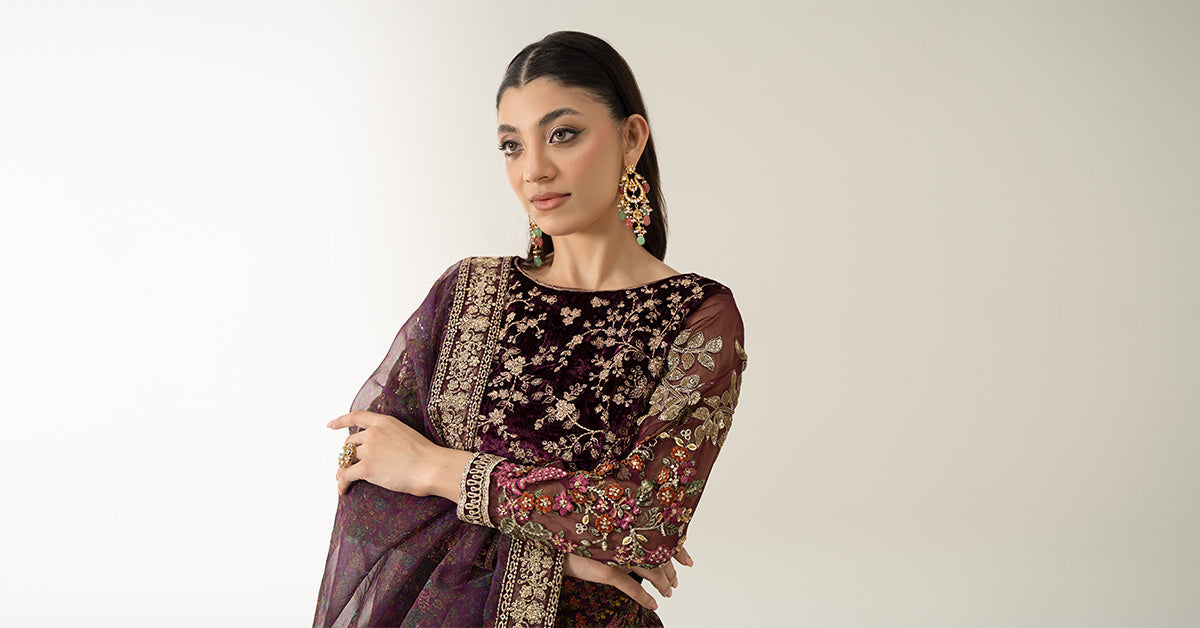 Maira B | Ready to Wear | SF-W24-50 - by - Libasekhas UK - Registered Vendor of : Maria B - 100% Original Designer Dresss