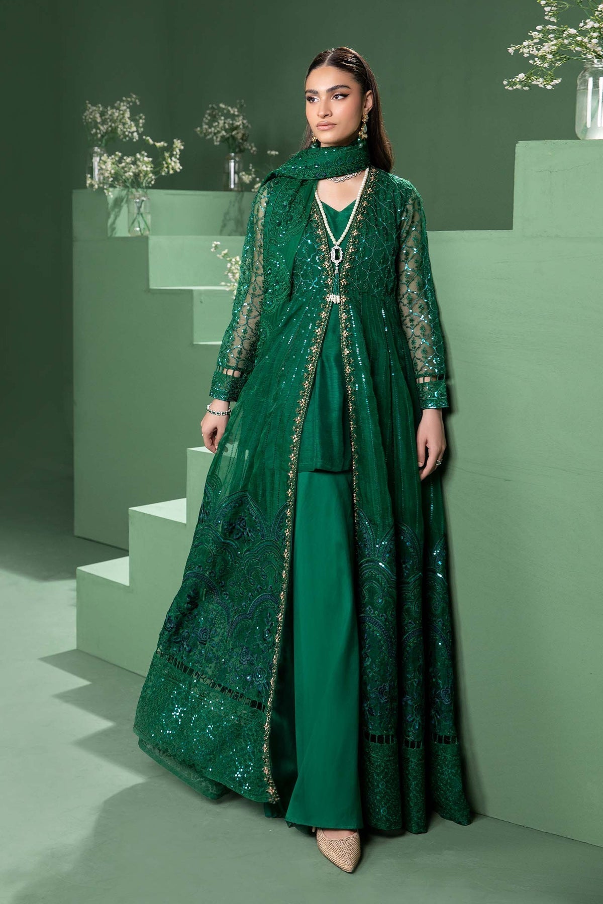 Maria b | Formal Wears | SF-W24-70 - by - Libasekhas UK - Registered Vendor of : Maria B - 100% Original Designer Dresss