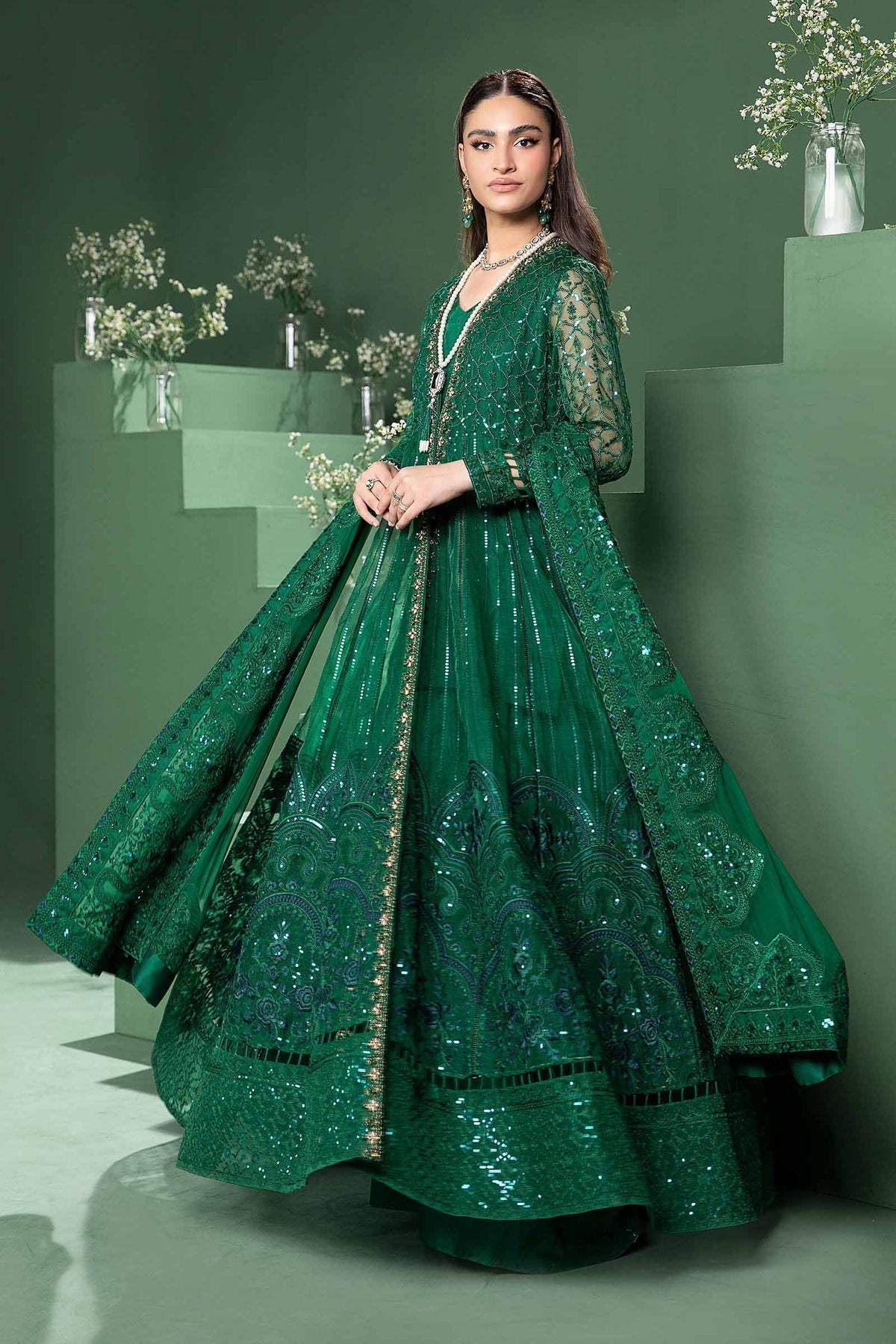 Maria b | Formal Wears | SF-W24-70 - by - Libasekhas UK - Registered Vendor of : Maria B - 100% Original Designer Dresss
