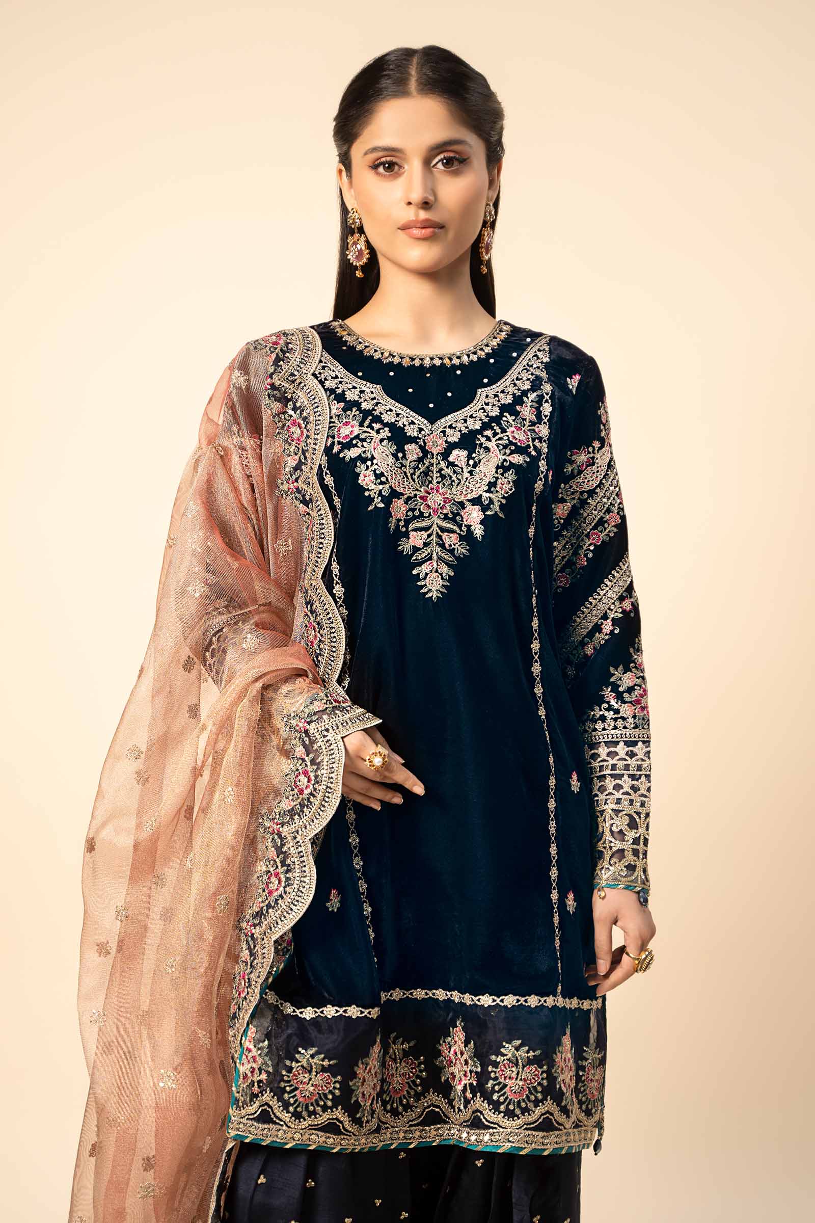 Maira B | Ready to Wear | SF-W24-80 - by - Libasekhas UK - Registered Vendor of : Maria B - 100% Original Designer Dresss