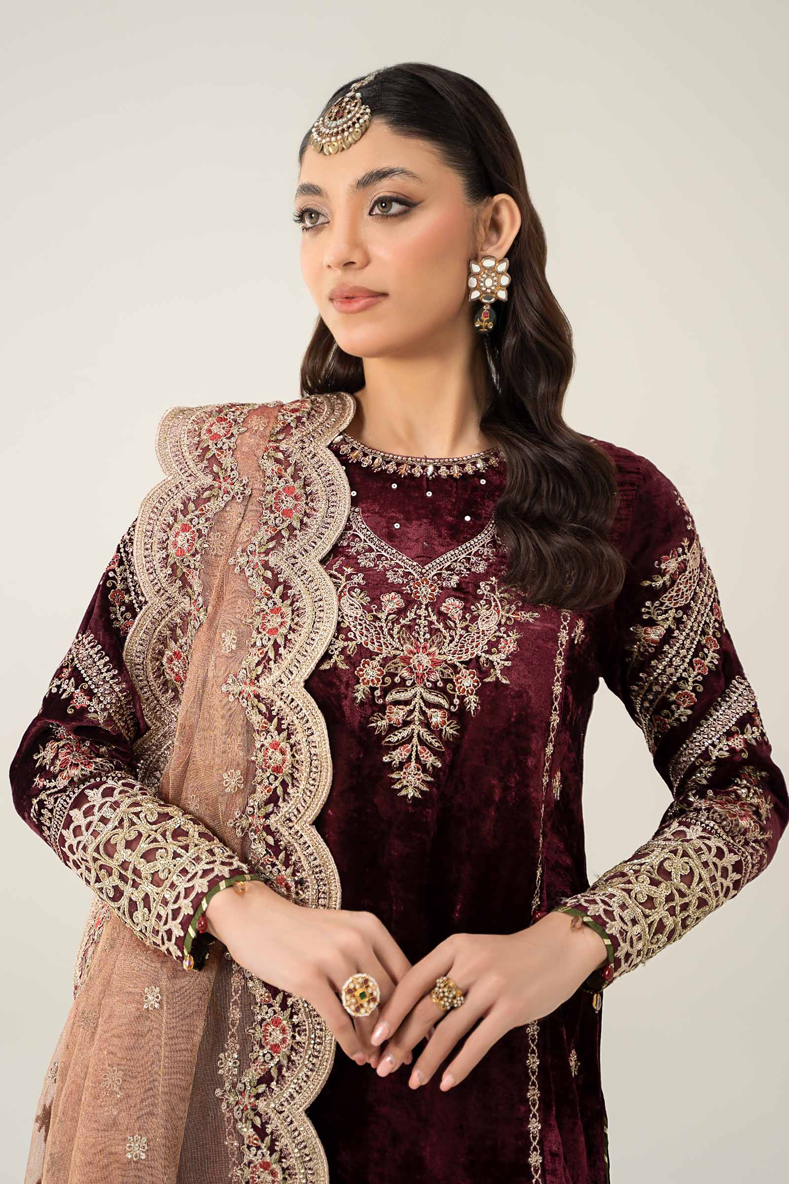 Maira B | Ready to Wear | SF-W24-80 - by - Libasekhas UK - Registered Vendor of : Maria B - 100% Original Designer Dresss