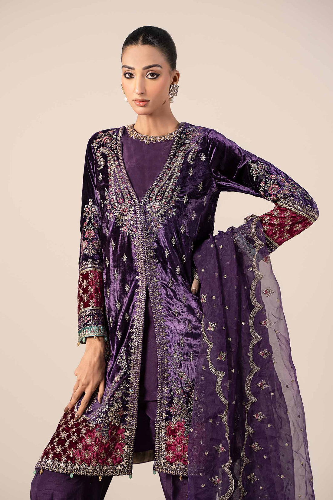 Maira B | Ready to Wear | SF-W24-81 - by - Libasekhas UK - Registered Vendor of : Maria B - 100% Original Designer Dresss