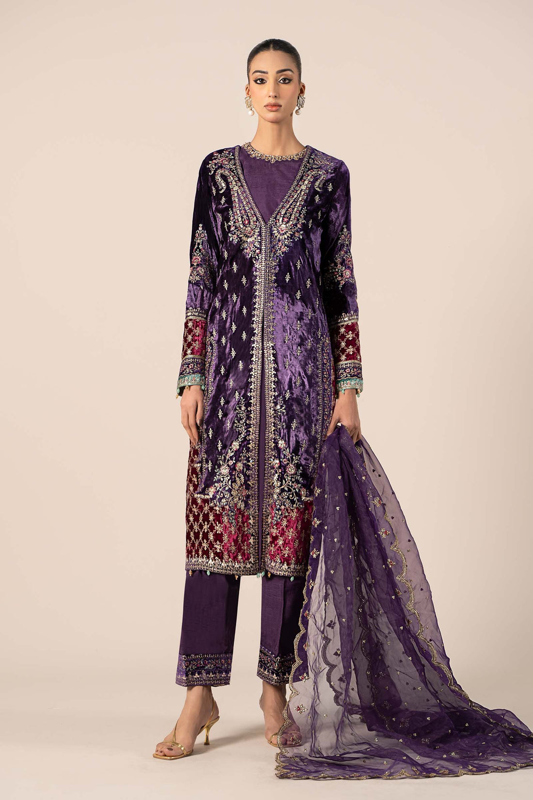 Maira B | Ready to Wear | SF-W24-81 - by - Libasekhas UK - Registered Vendor of : Maria B - 100% Original Designer Dresss