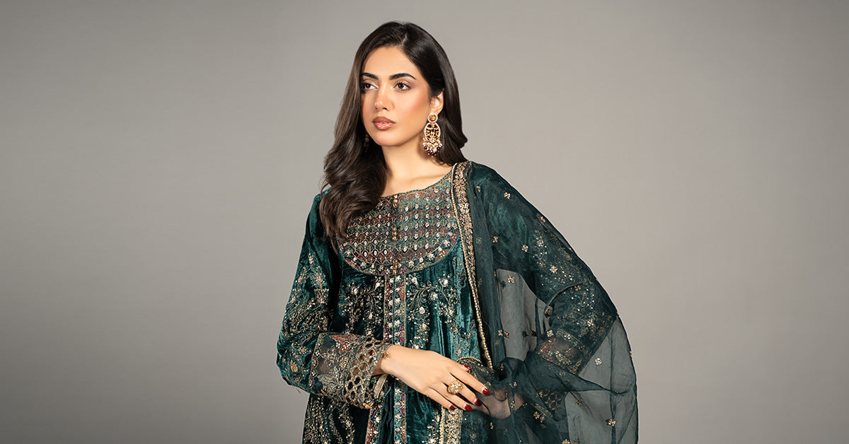 Maira B | Ready to Wear | SF-W24-87 - by - Libasekhas UK - Registered Vendor of : Maria B - 100% Original Designer Dresss