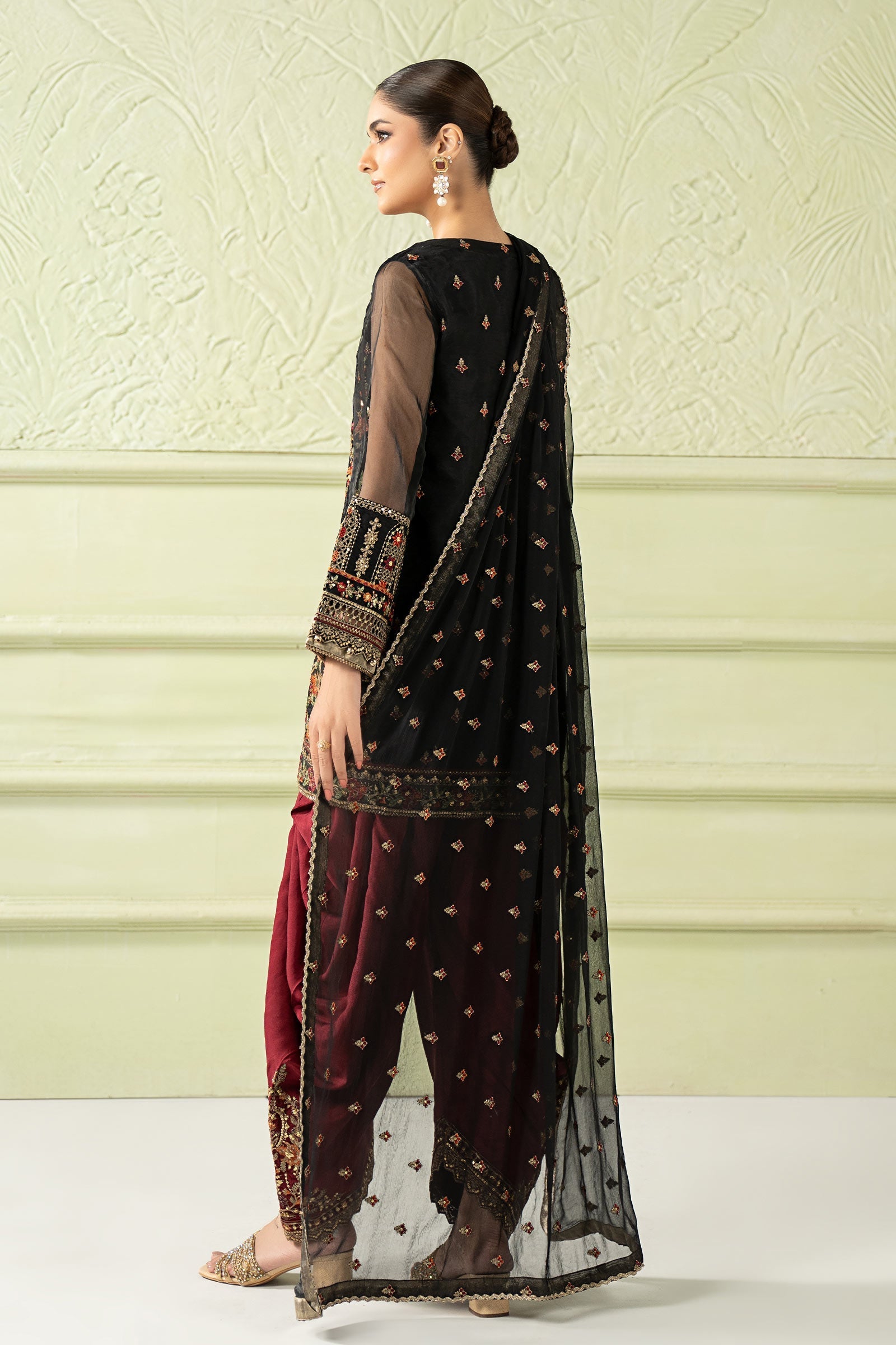 Maria b | Luxury Formal | SF-W25-56 - by Libasekhas UK - Registered Vendor of : Maria B - 100% Original Designer Dress