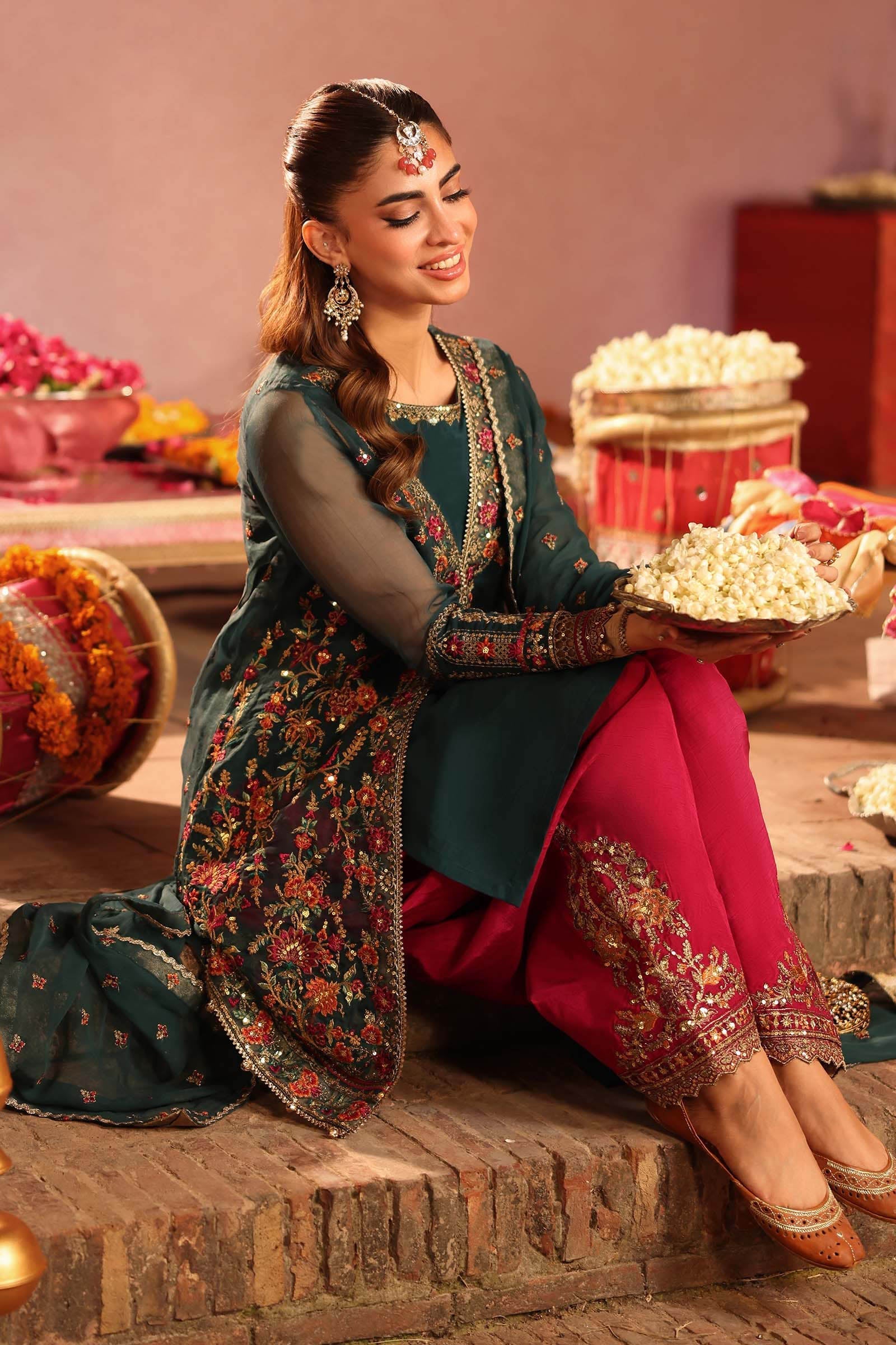 Maria b | Luxury Formal | SF-W25-56 - by Libasekhas UK - Registered Vendor of : Maria B - 100% Original Designer Dress