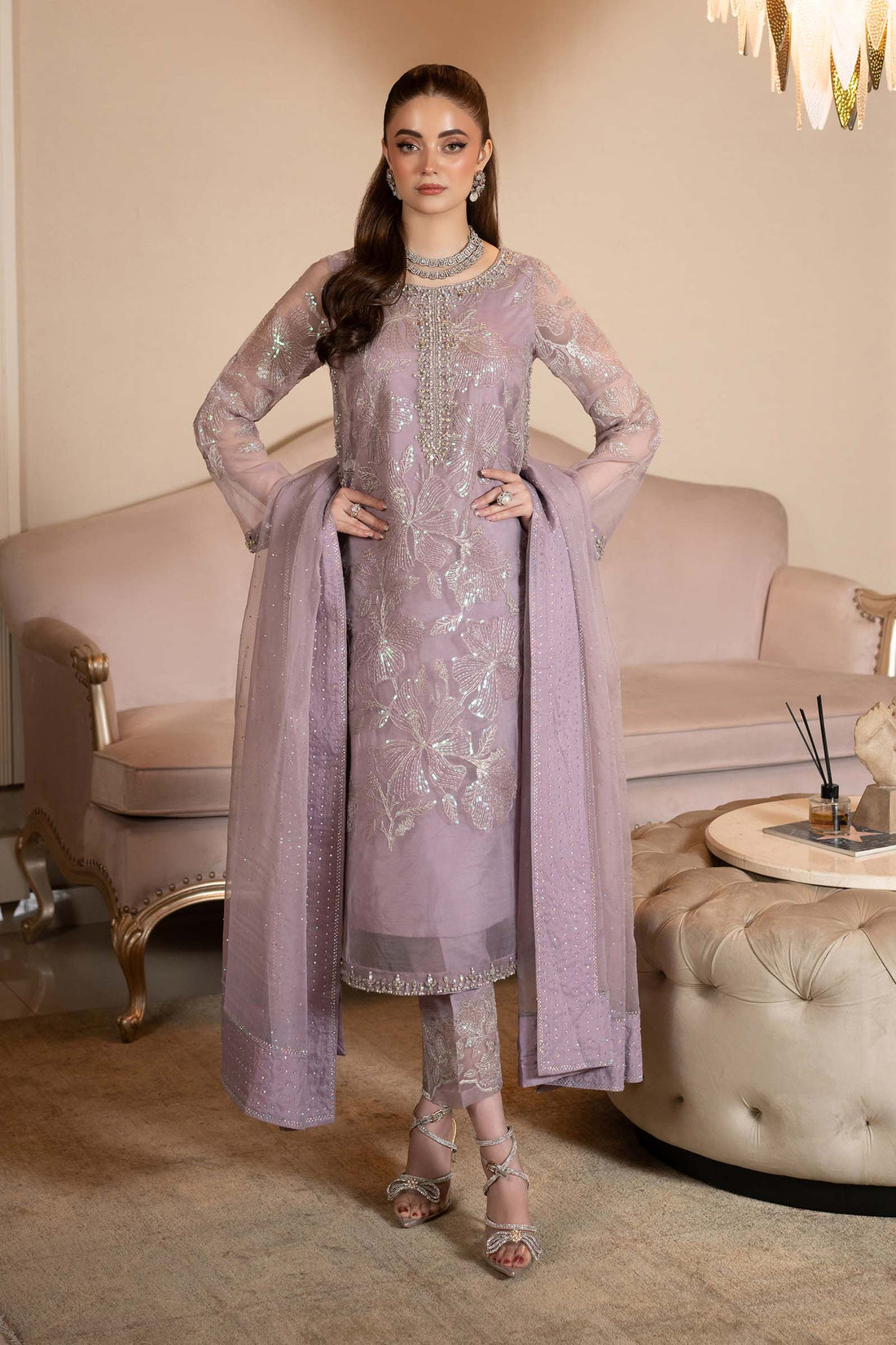 Maria B | Formal Wears | SF-EF25-15 - by - Libasekhas UK - Registered Vendor of : Maria B - 100% Original Designer Dresss