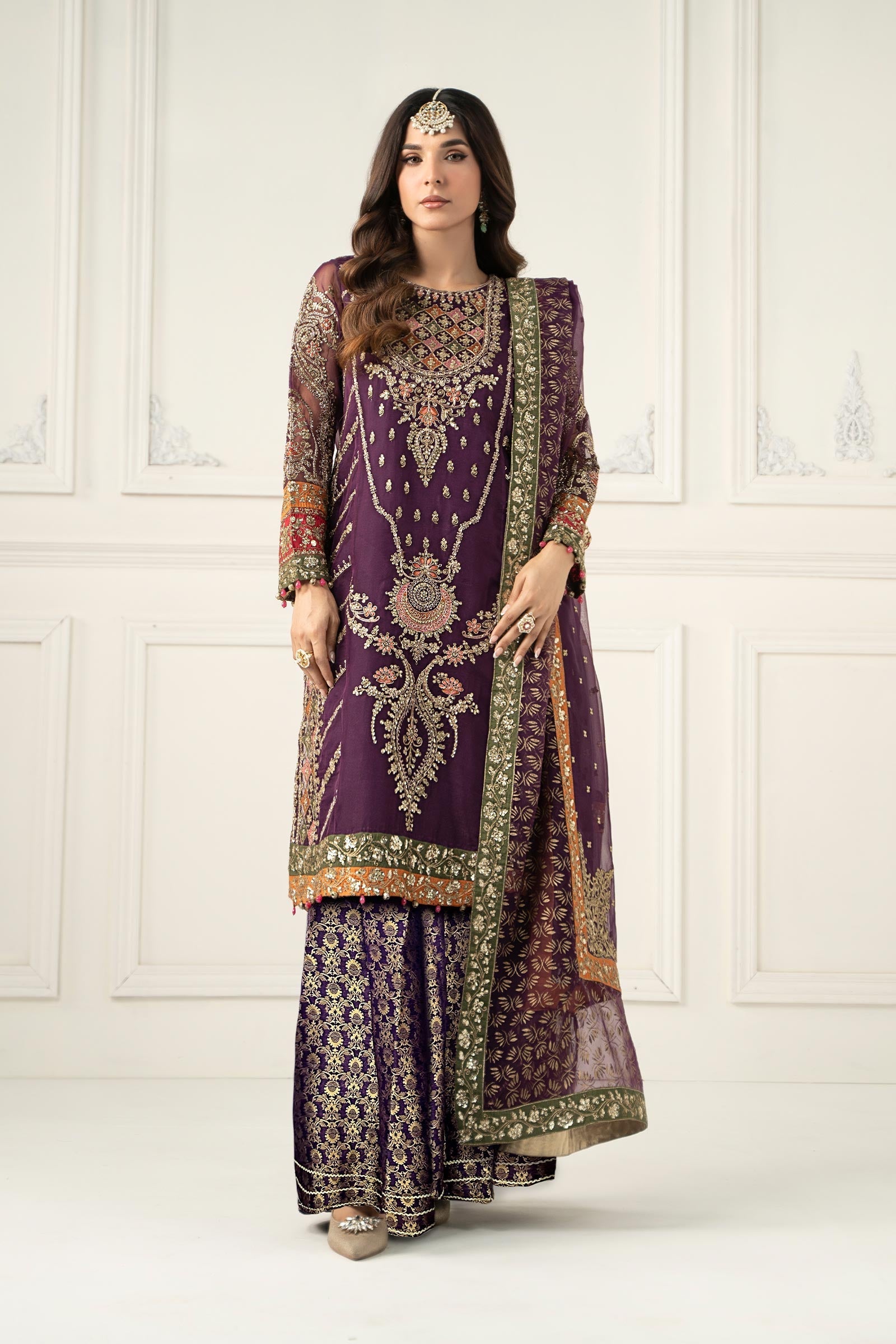 Maria B | Formal Wears | SF-EF25-28 - by - Libasekhas UK - Registered Vendor of : Maria B - 100% Original Designer Dresss