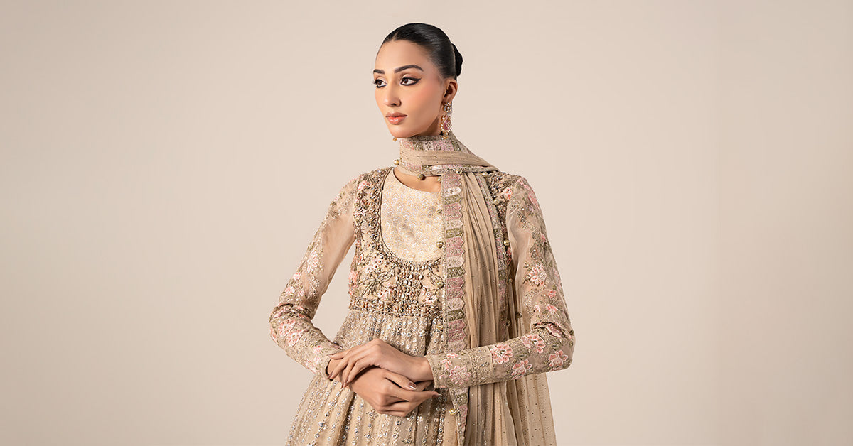 Maria B | Formal Wears | SF-EF25-43 - by - Libasekhas UK - Registered Vendor of : Maria B - 100% Original Designer Dresss