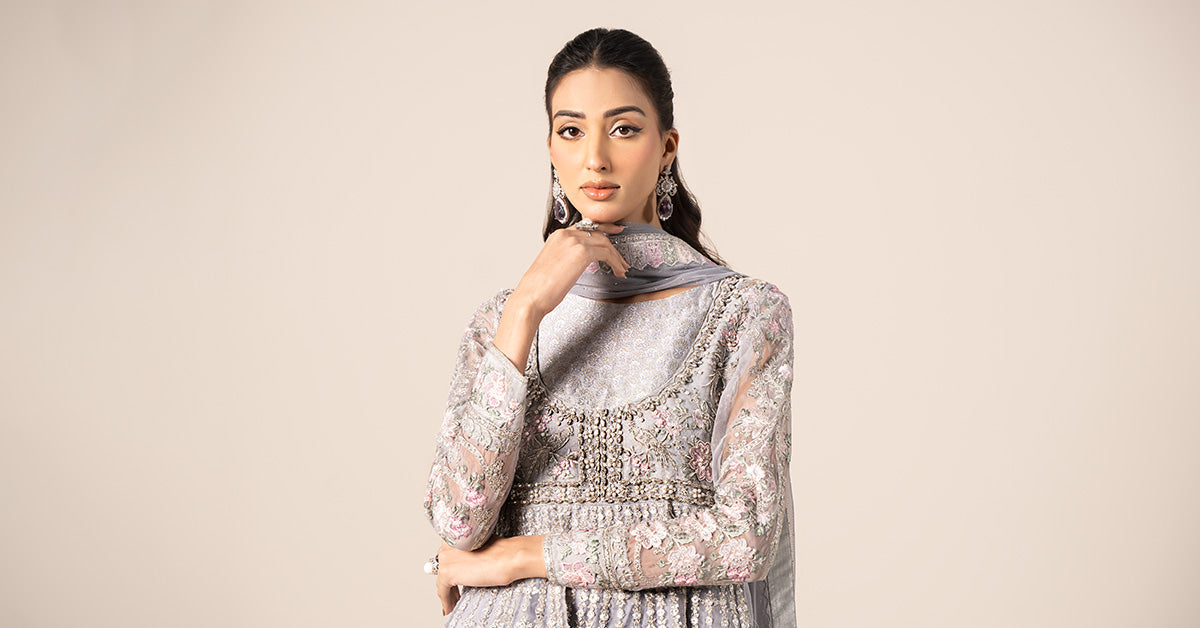 Maira B | Ready to Wear | SF-EF25-43 - by - Libasekhas UK - Registered Vendor of : Maria B - 100% Original Designer Dresss