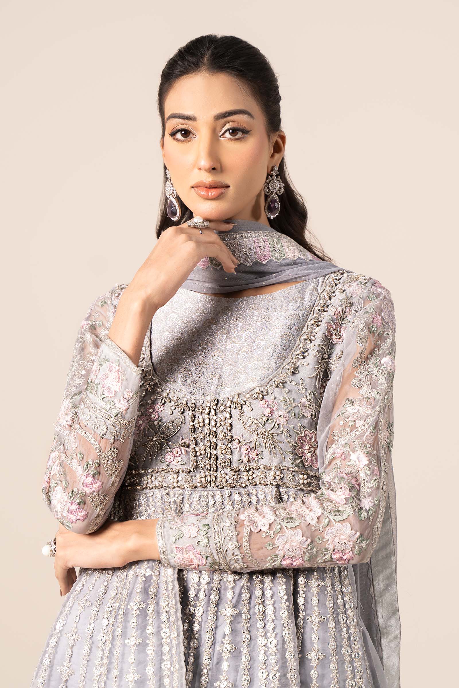 Maira B | Ready to Wear | SF-EF25-43 - by - Libasekhas UK - Registered Vendor of : Maria B - 100% Original Designer Dresss